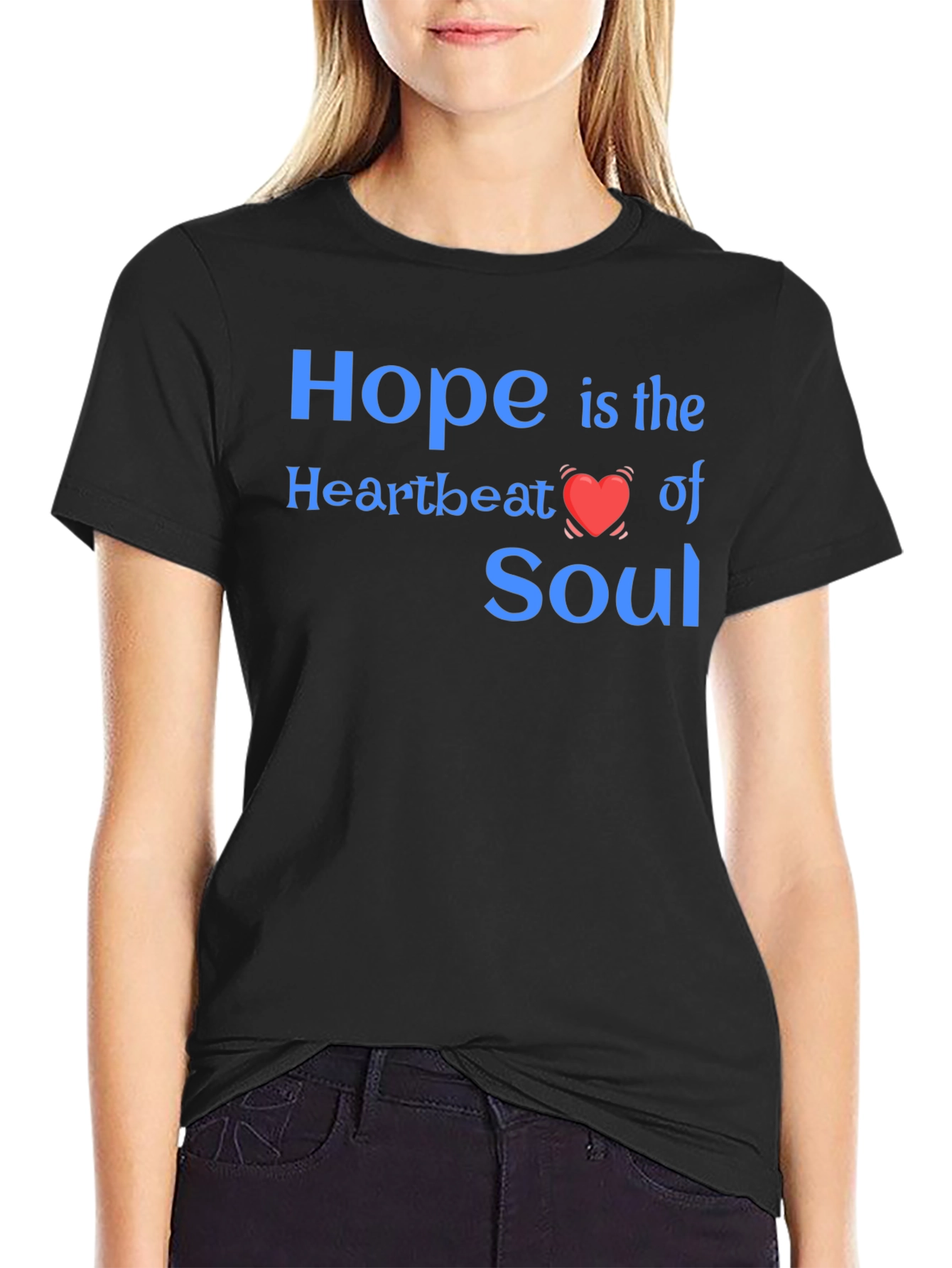 Hope Heartbeat Soul Graphic T-Shirt