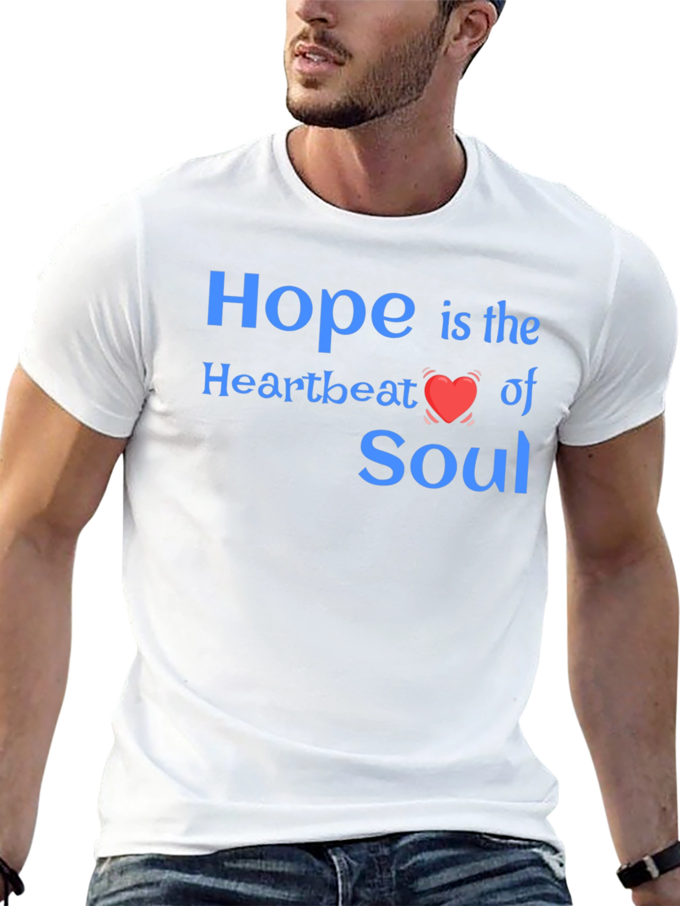Hope Heartbeat Soul Graphic T-Shirt