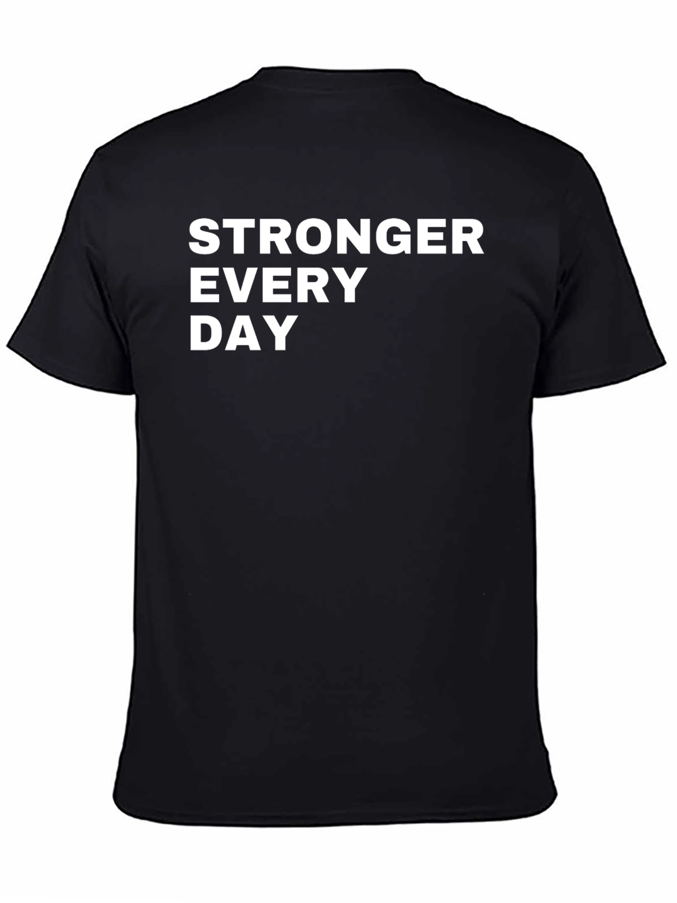 Stronger Every Day Graphic Tee - Black