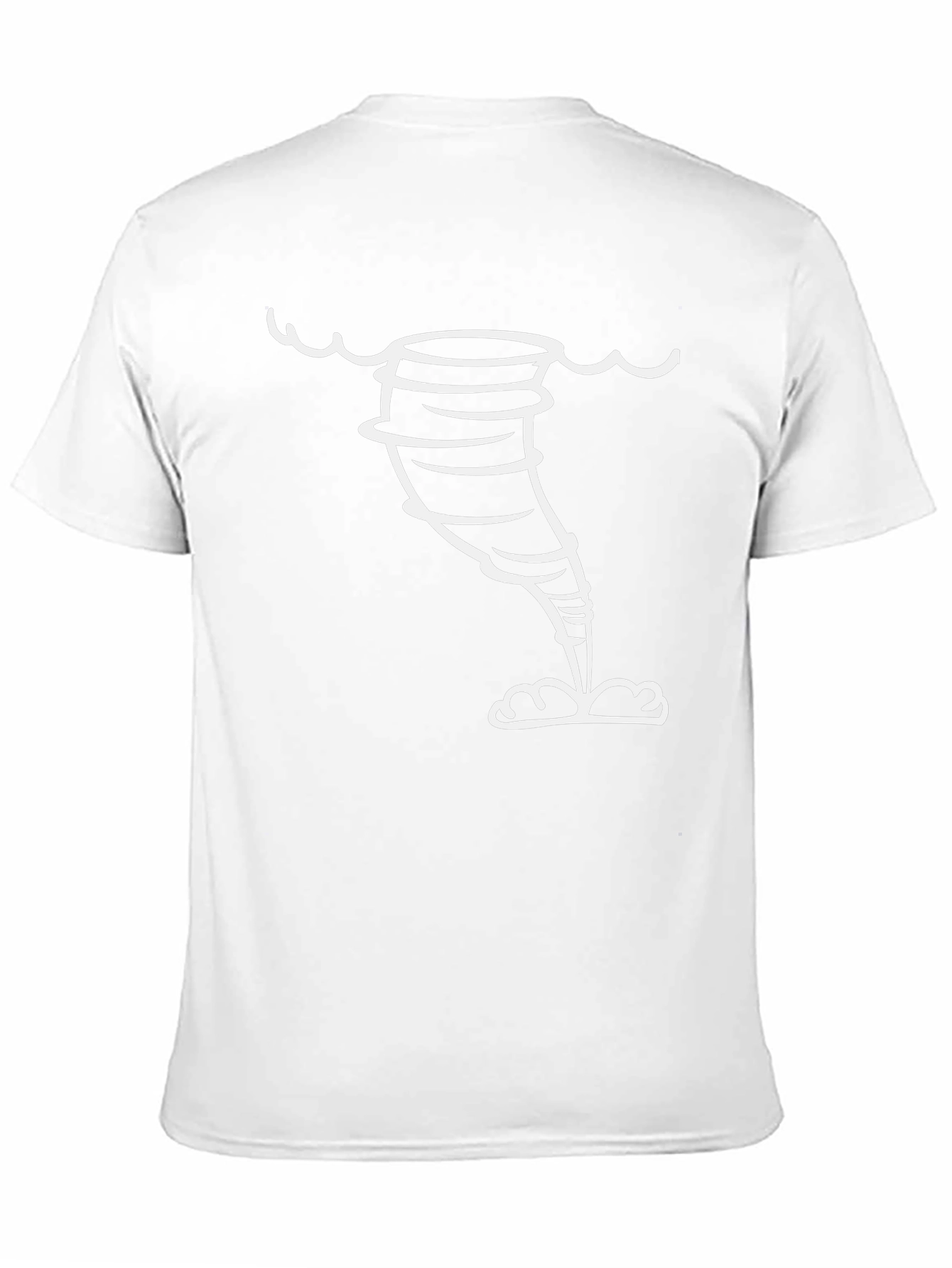 Tornado Graphic T-Shirt - Black Cotton Tee