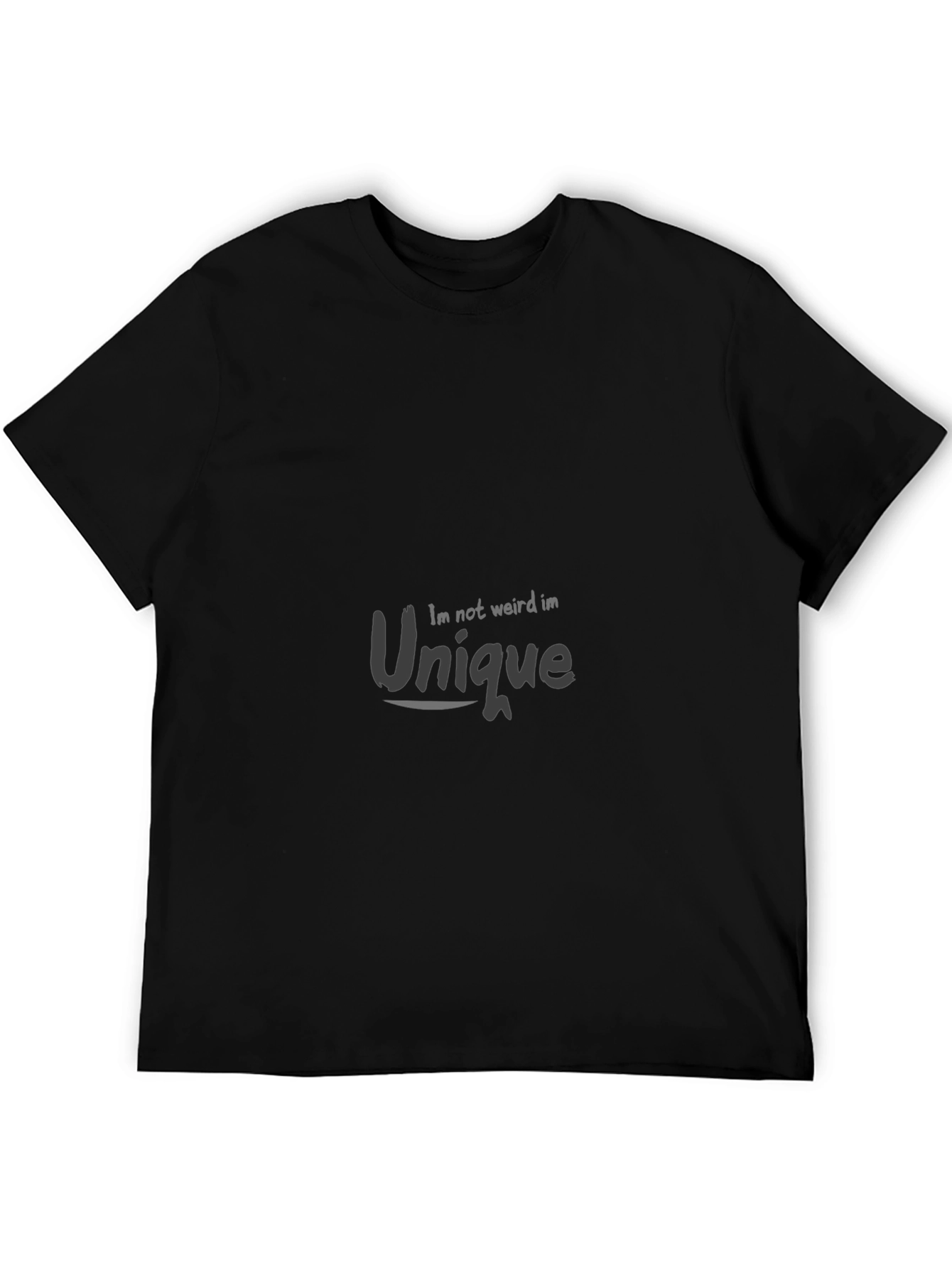 Unique Statement Black T-Shirt