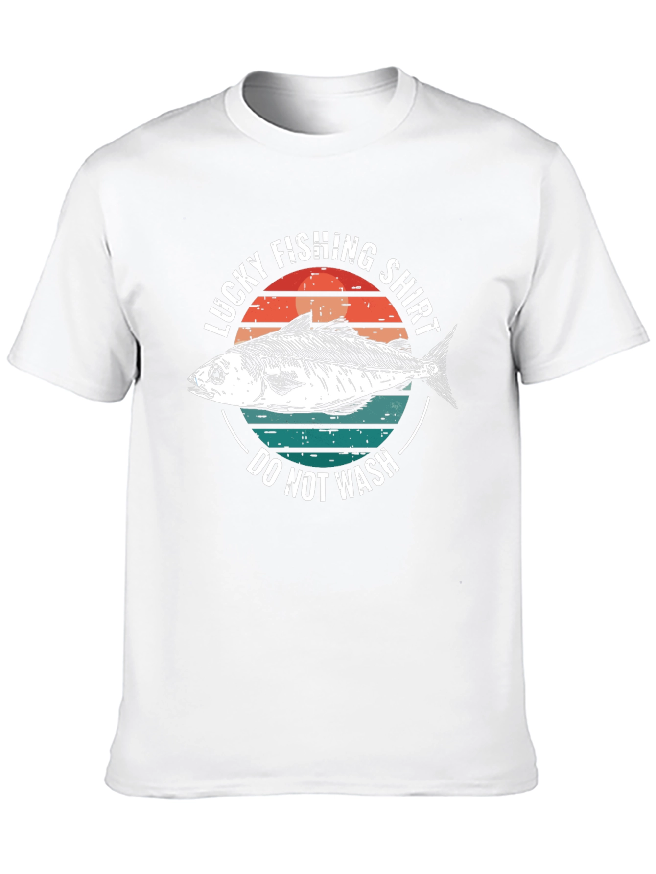 Lucky Fishing Shirt - Do Not Wash Novelty Tee