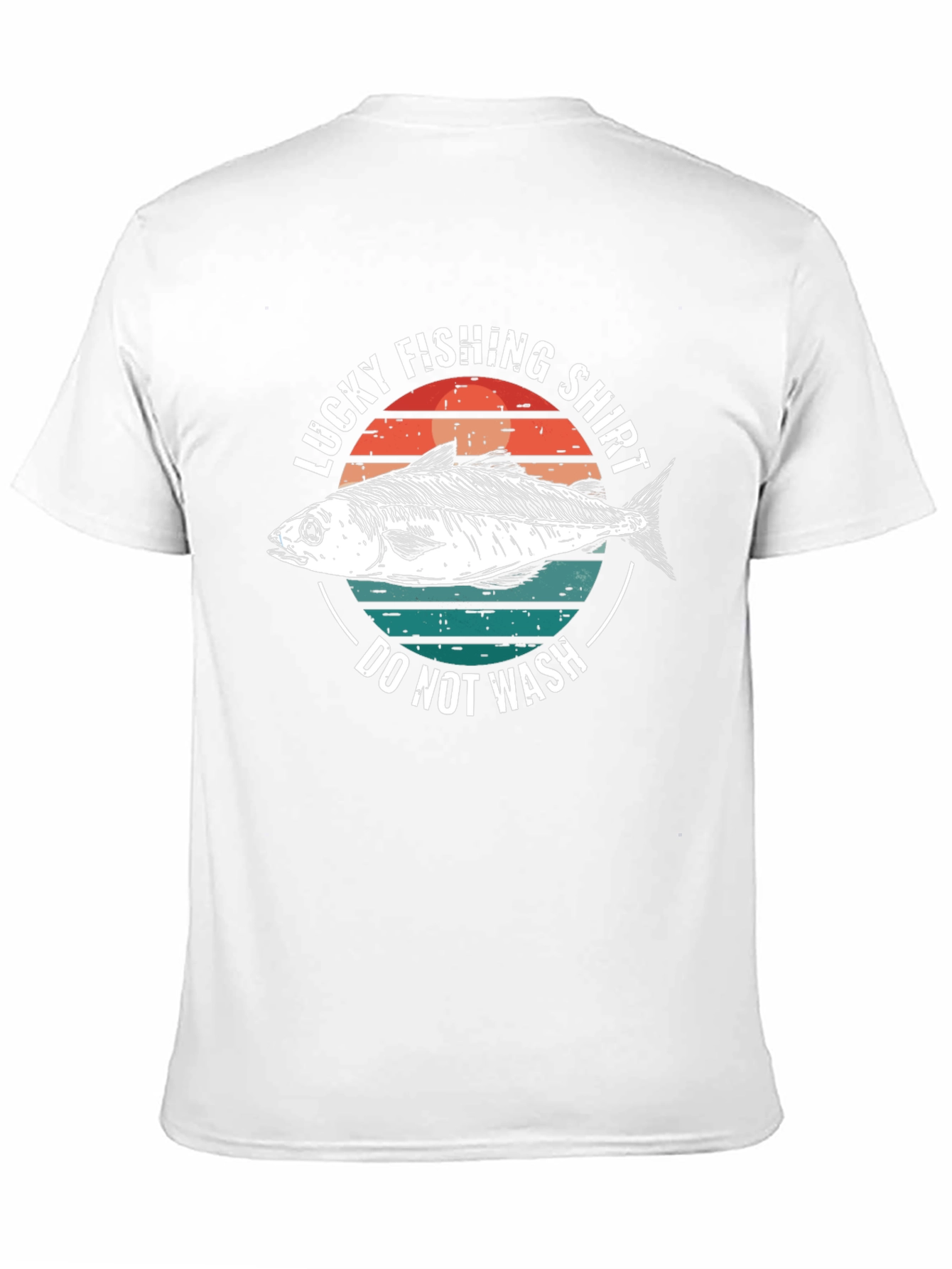 Lucky Fishing Shirt - Do Not Wash Novelty Tee