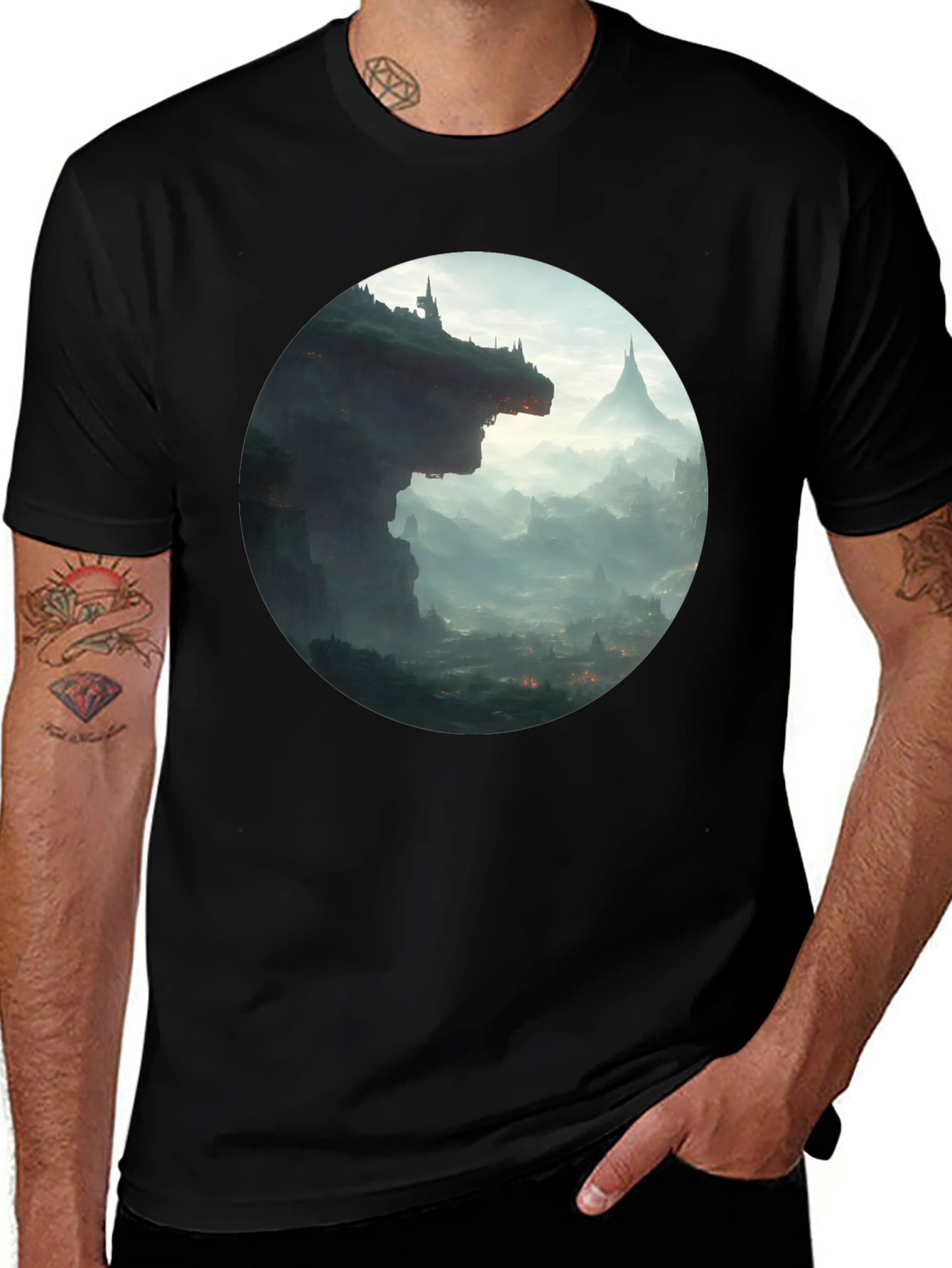 Fantasy Landscape Graphic Tee