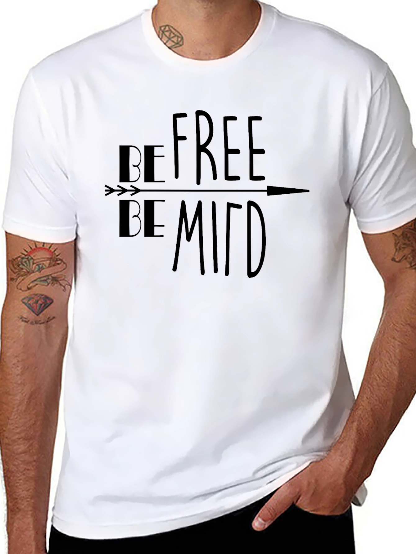 Be Free Be Mindful Graphic Tee
