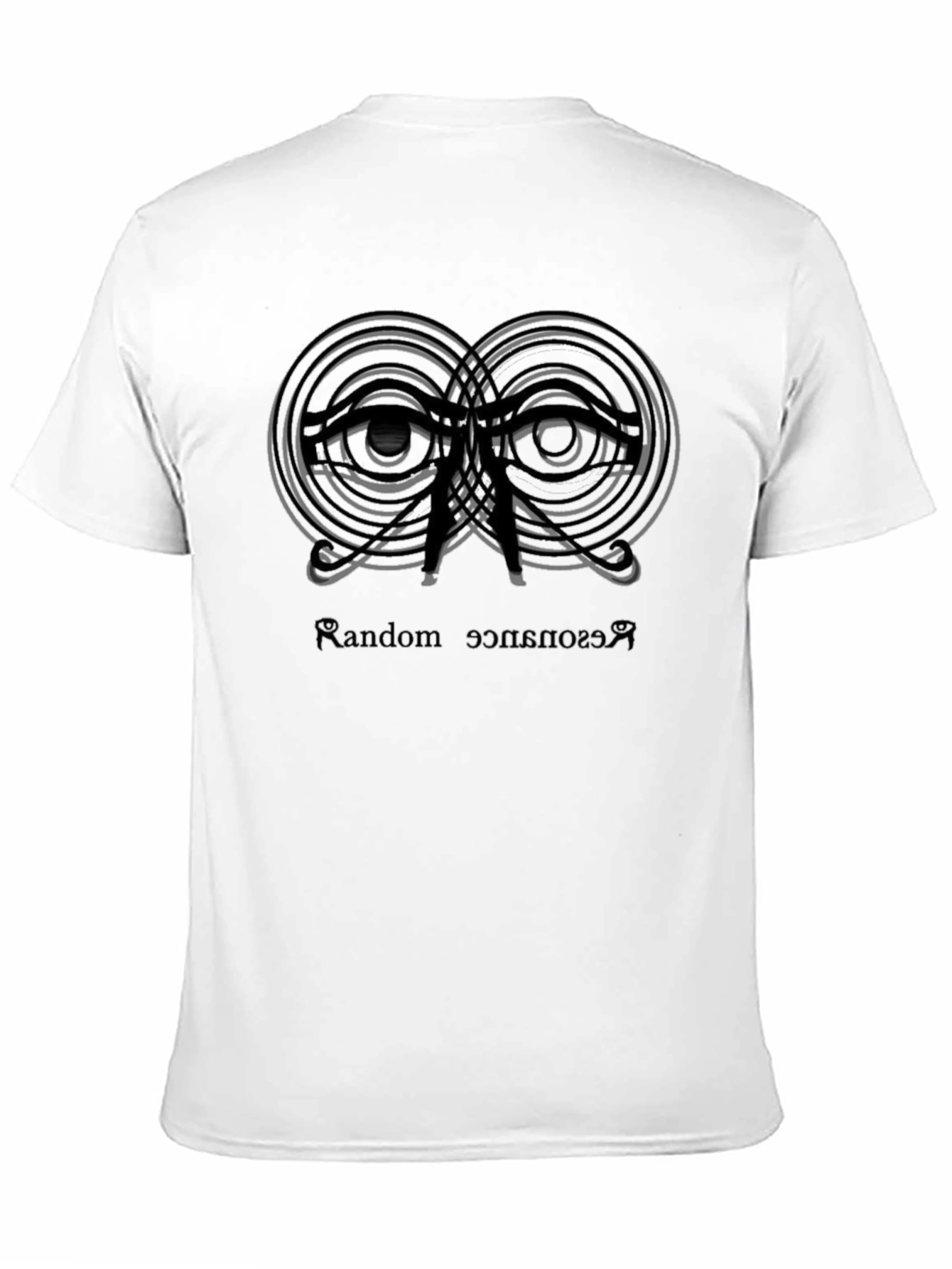 Random Resonance Black Graphic T-Shirt