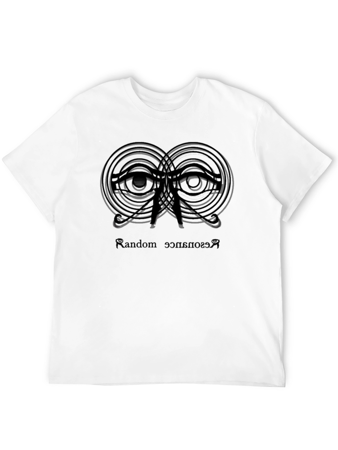 Random Resonance Black Graphic T-Shirt