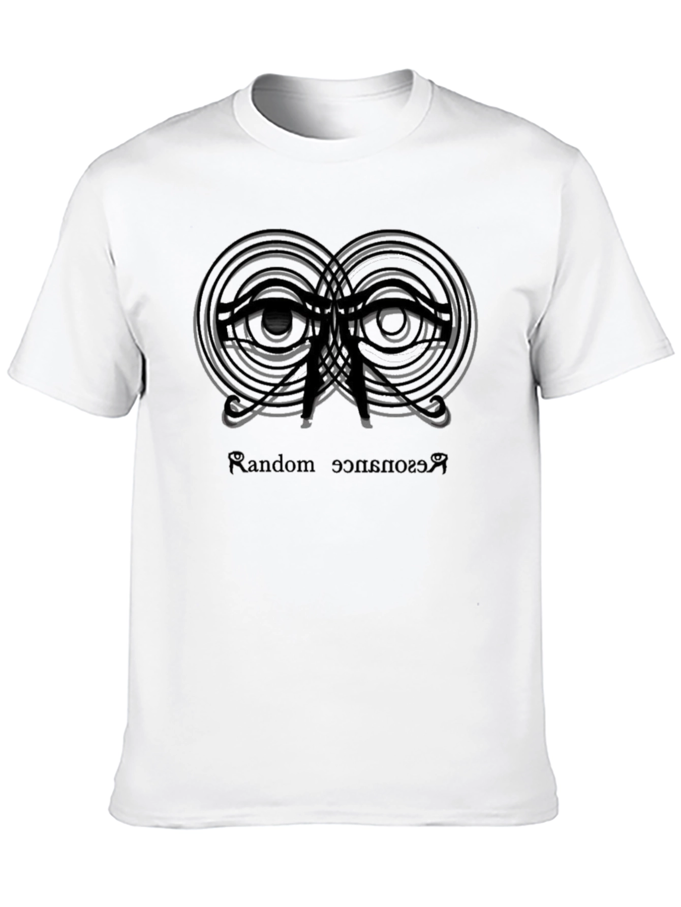 Random Resonance Black Graphic T-Shirt