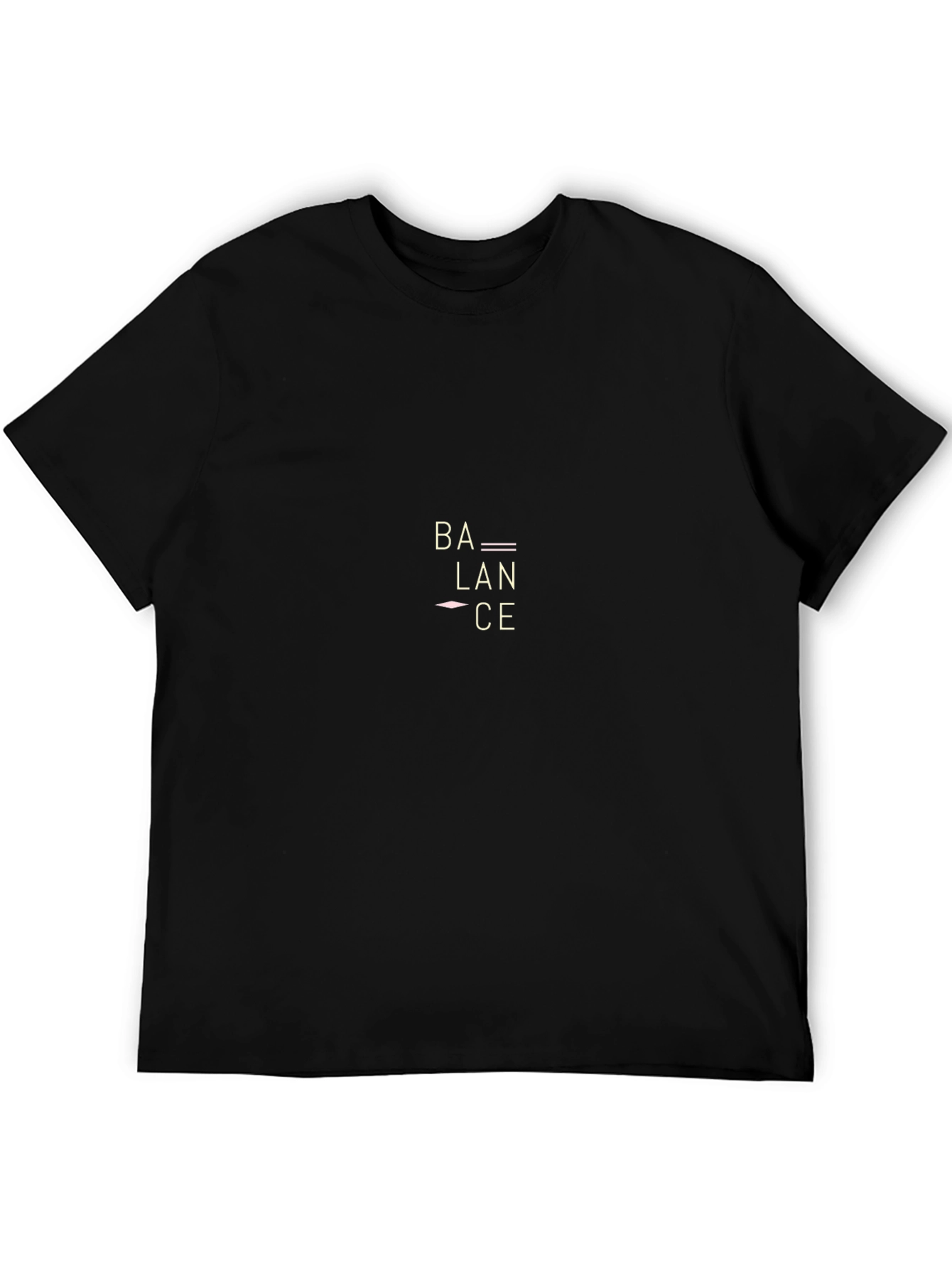 Balance Graphic Black T-Shirt