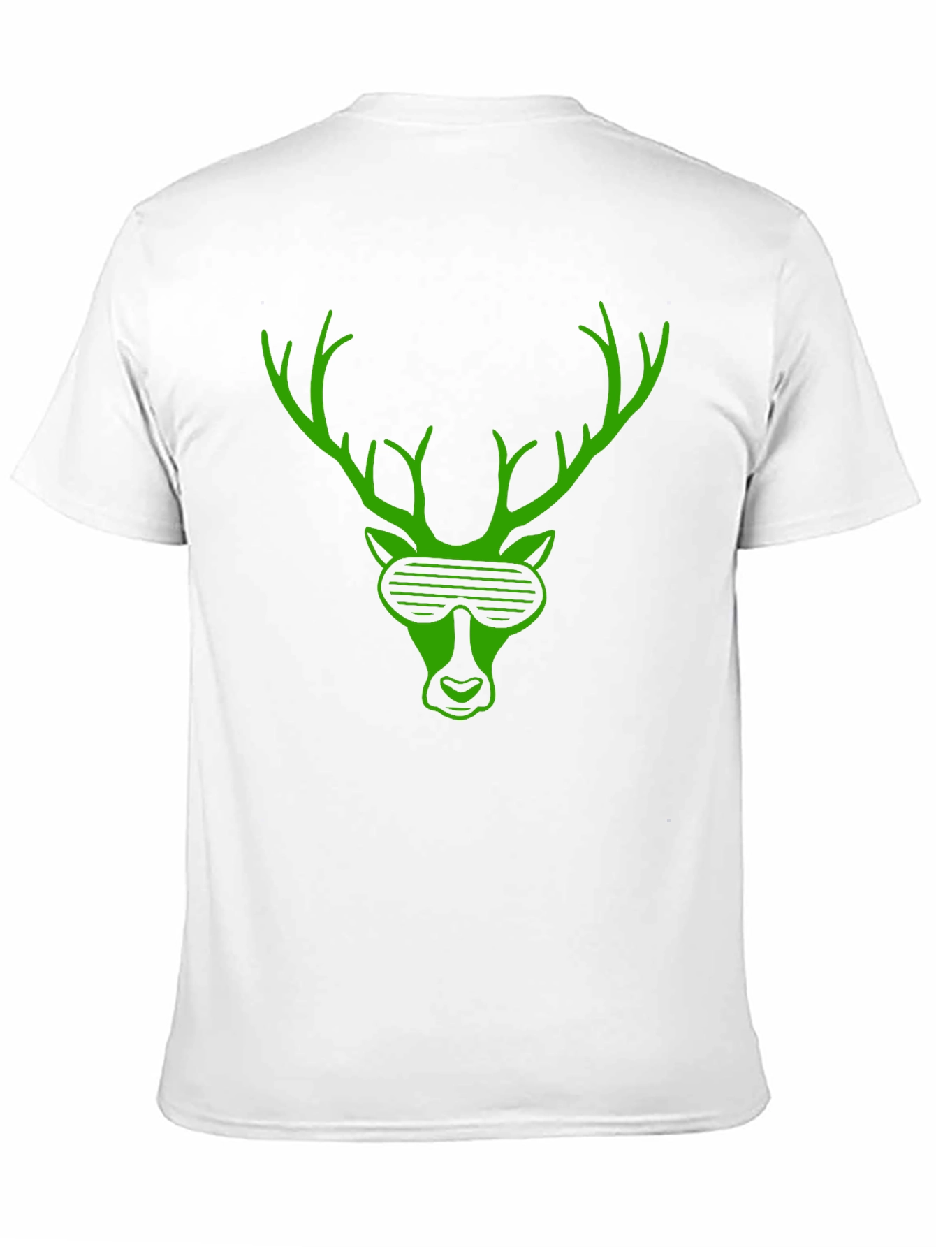 Cool Deer Graphic Tee - Stylish Black T-Shirt