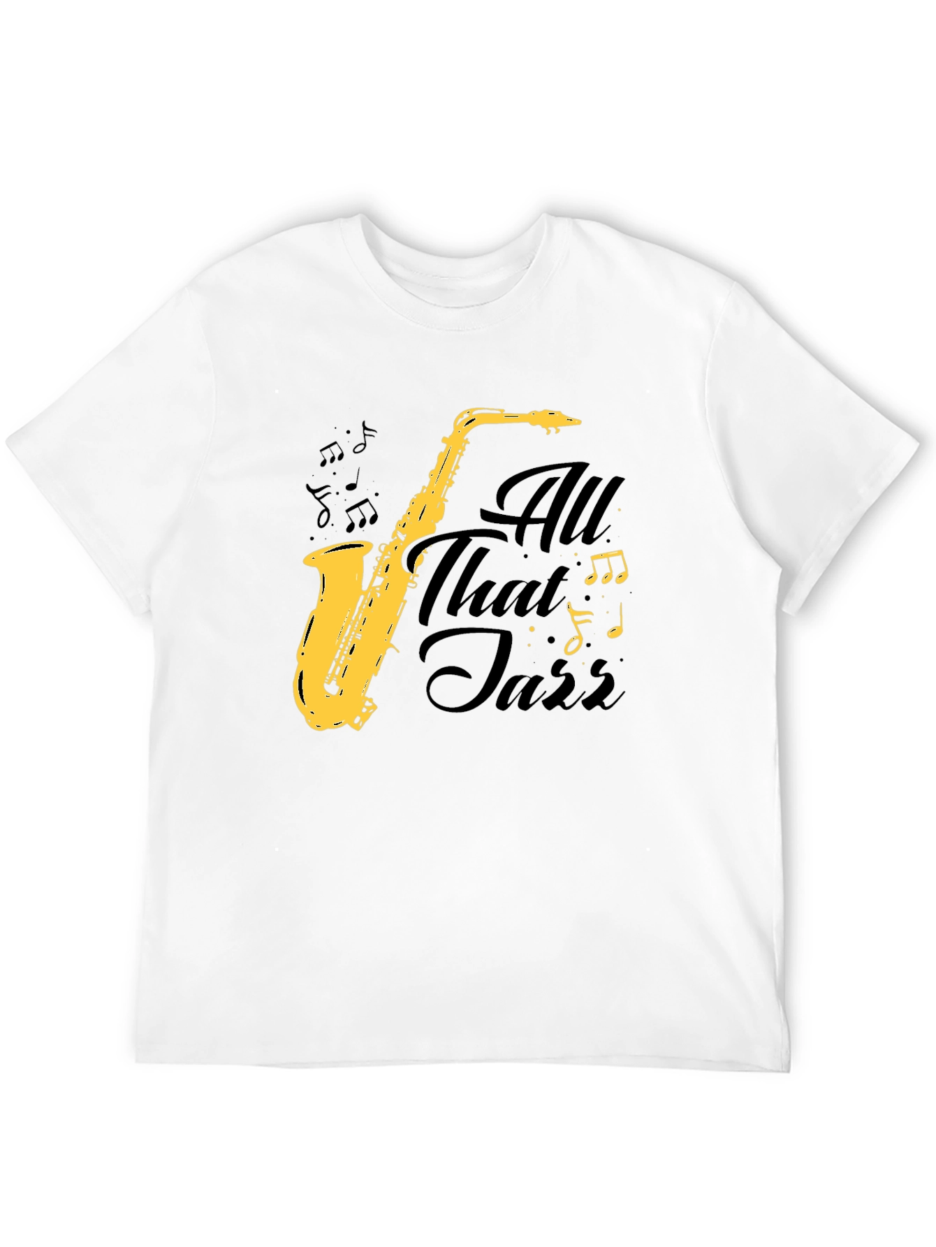 All That Jazz Saxophone Graphic T-Shirt