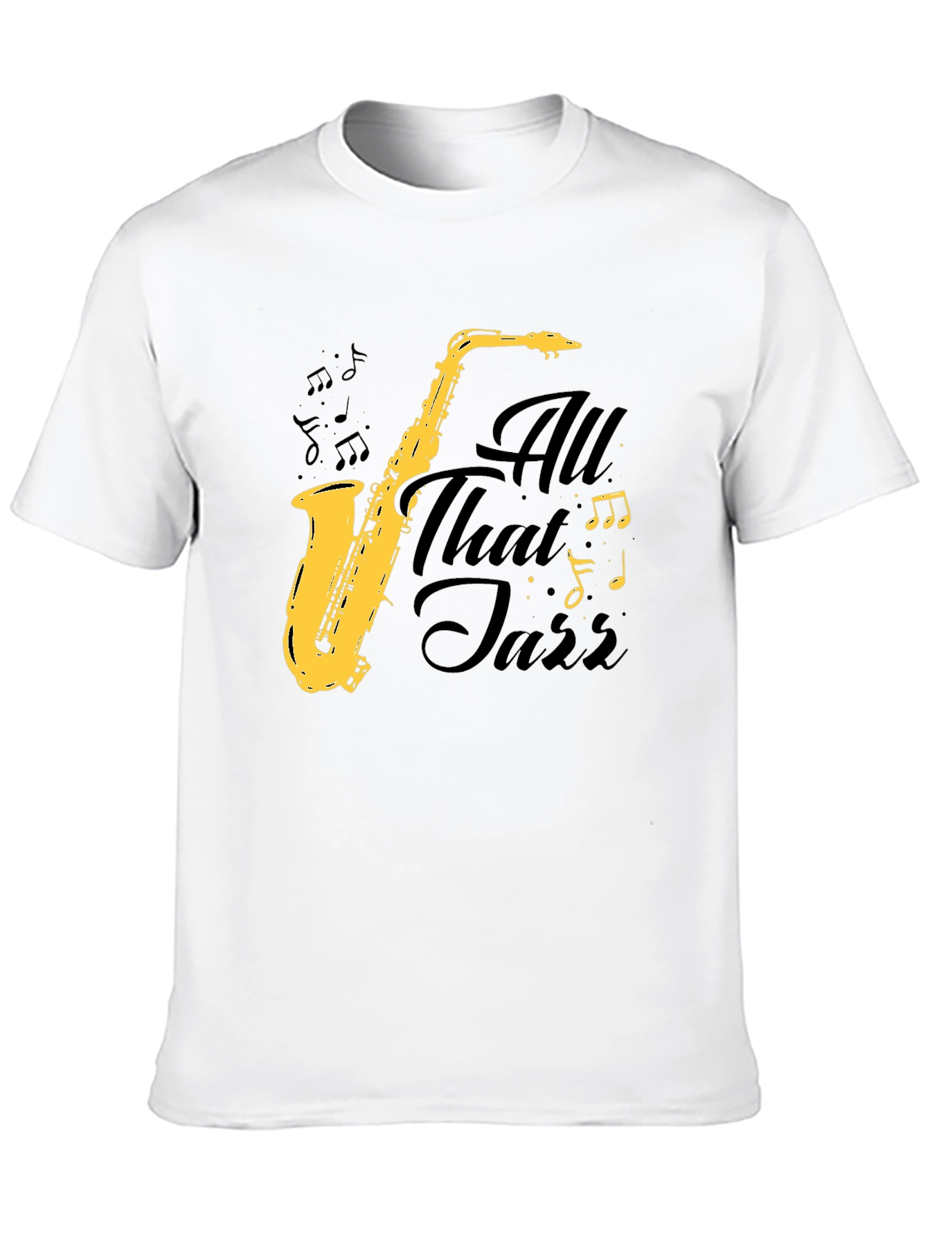 All That Jazz Saxophone Graphic T-Shirt