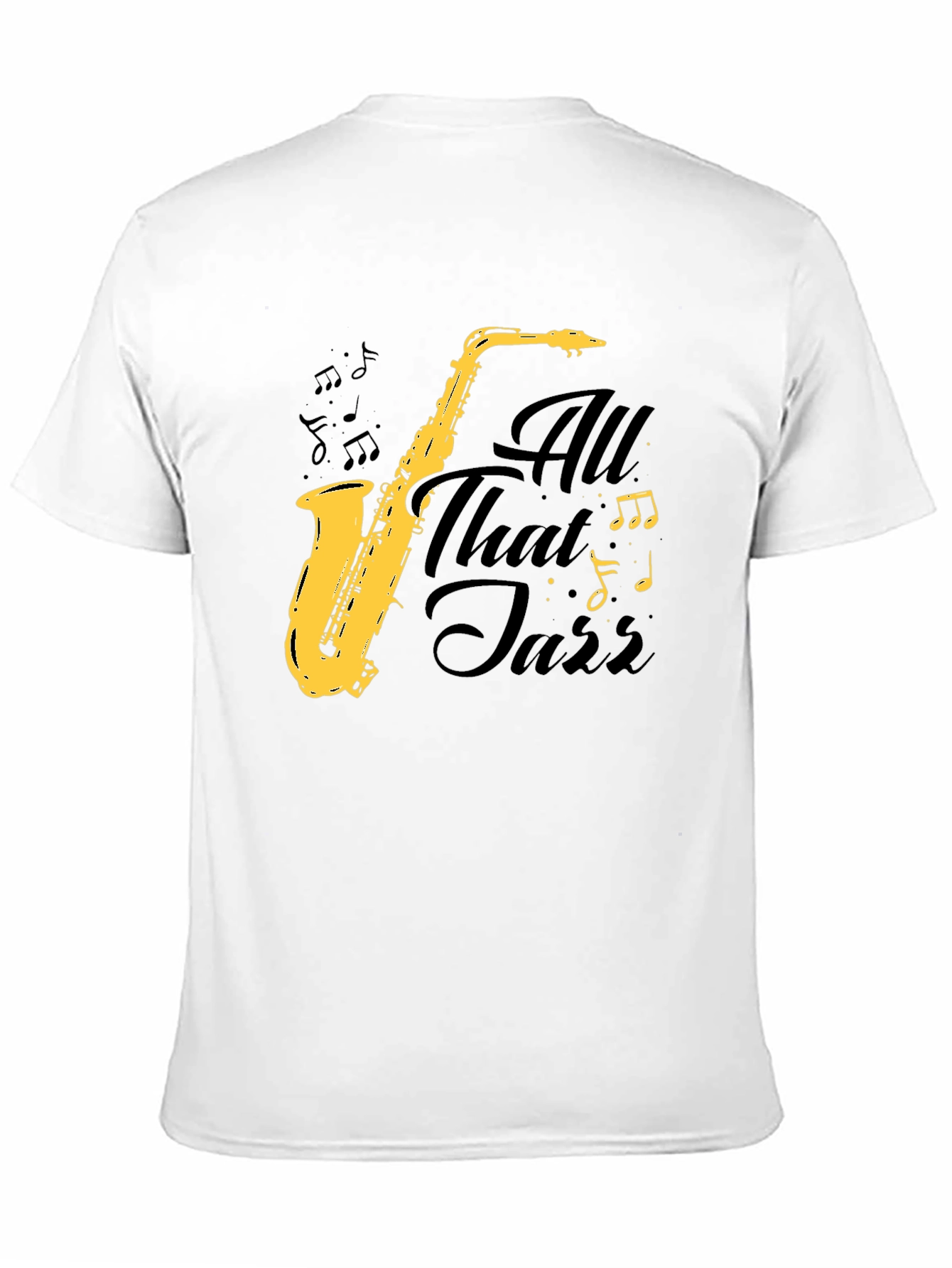All That Jazz Saxophone Graphic T-Shirt