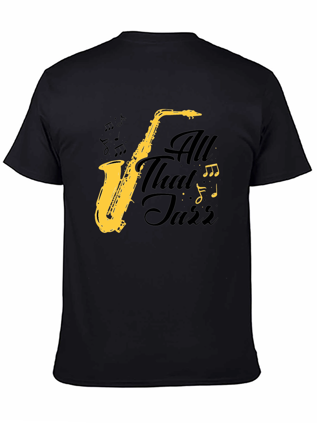 All That Jazz Saxophone Graphic T-Shirt