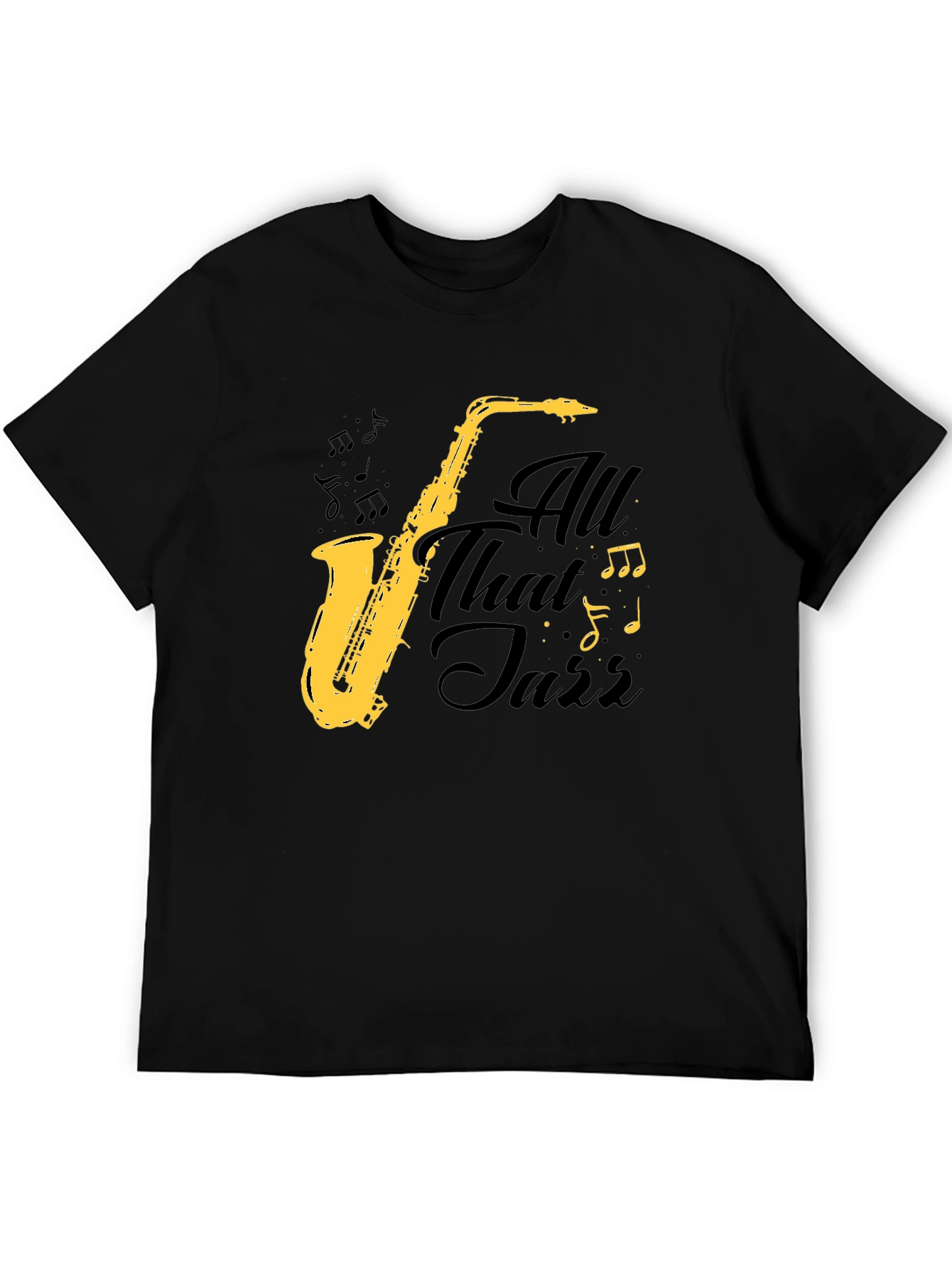 All That Jazz Saxophone Graphic T-Shirt
