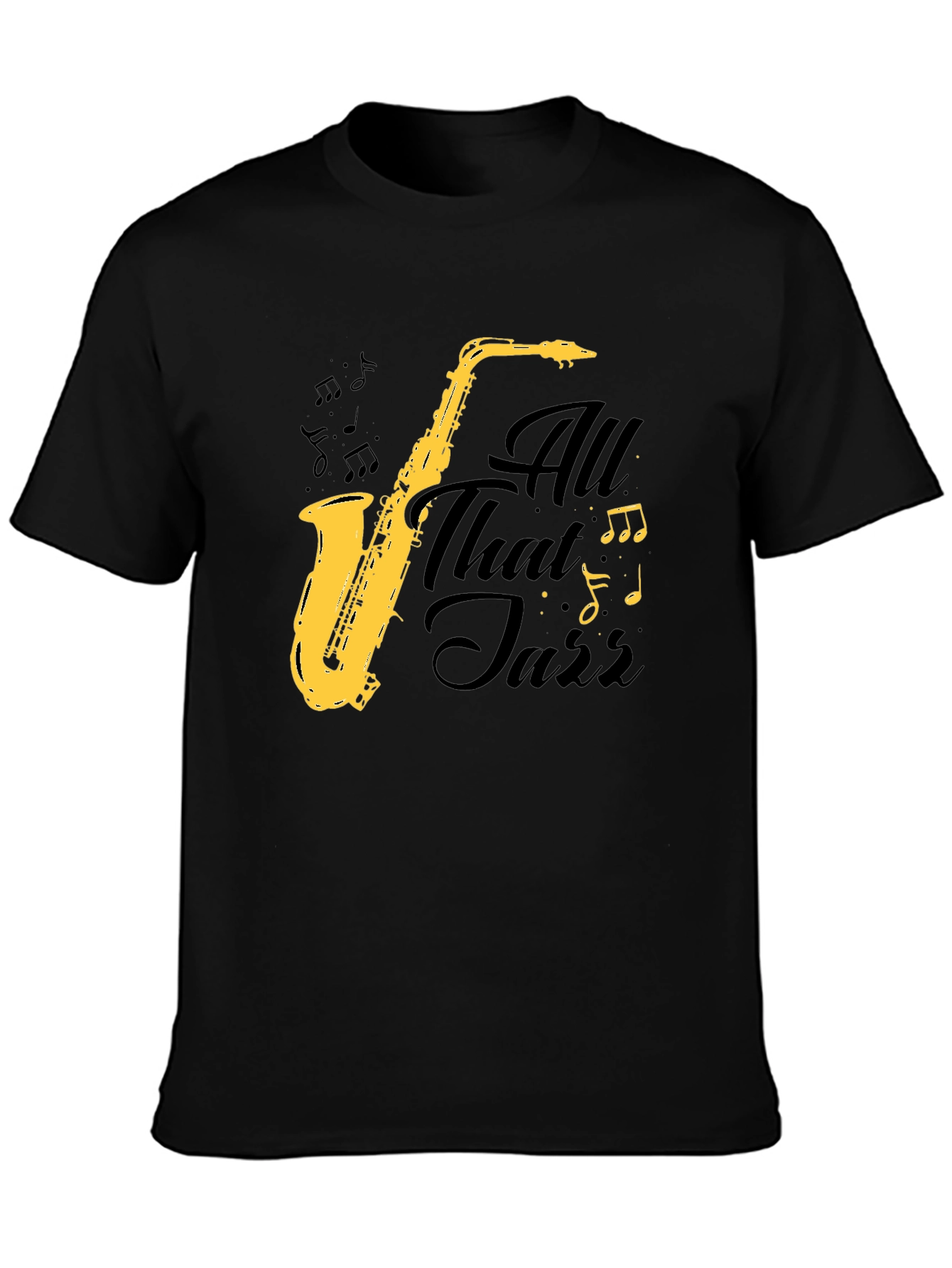 All That Jazz Saxophone Graphic T-Shirt