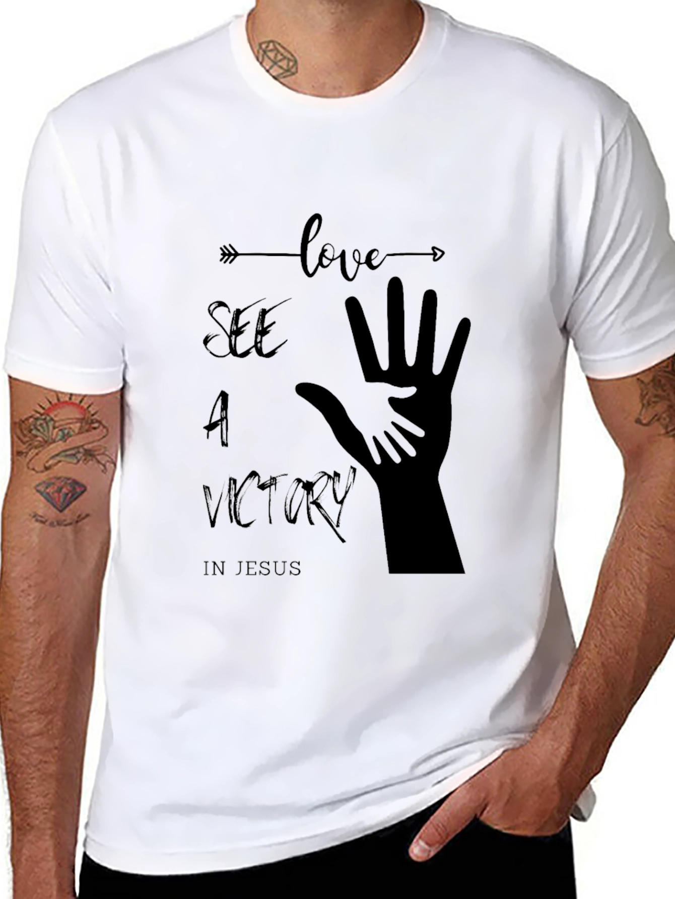 Faith-Inspired T-Shirt: See a Victory in Jesus