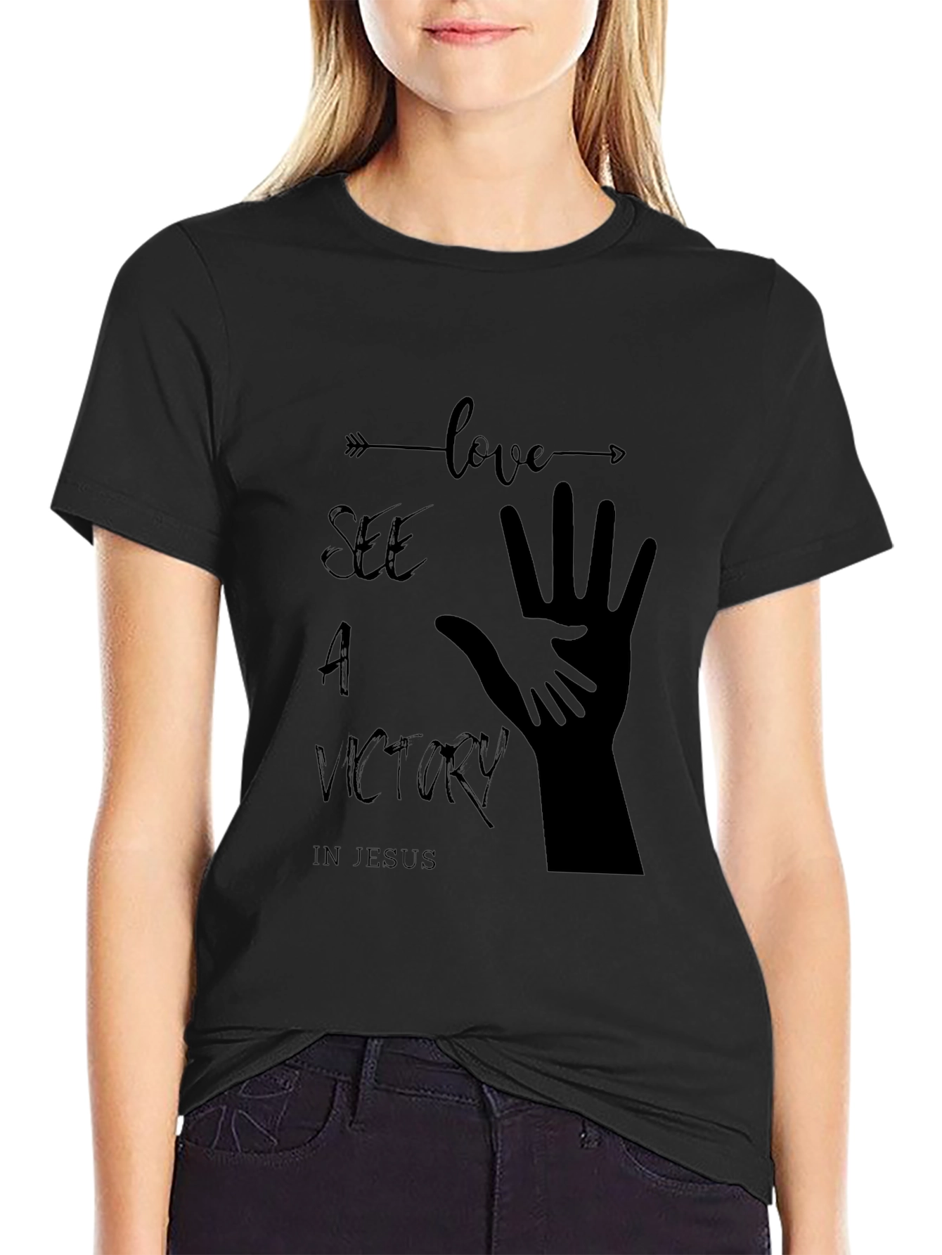 Faith-Inspired T-Shirt: See a Victory in Jesus