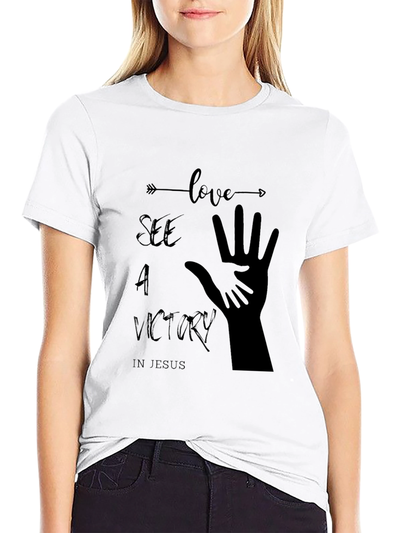 Faith-Inspired T-Shirt: See a Victory in Jesus