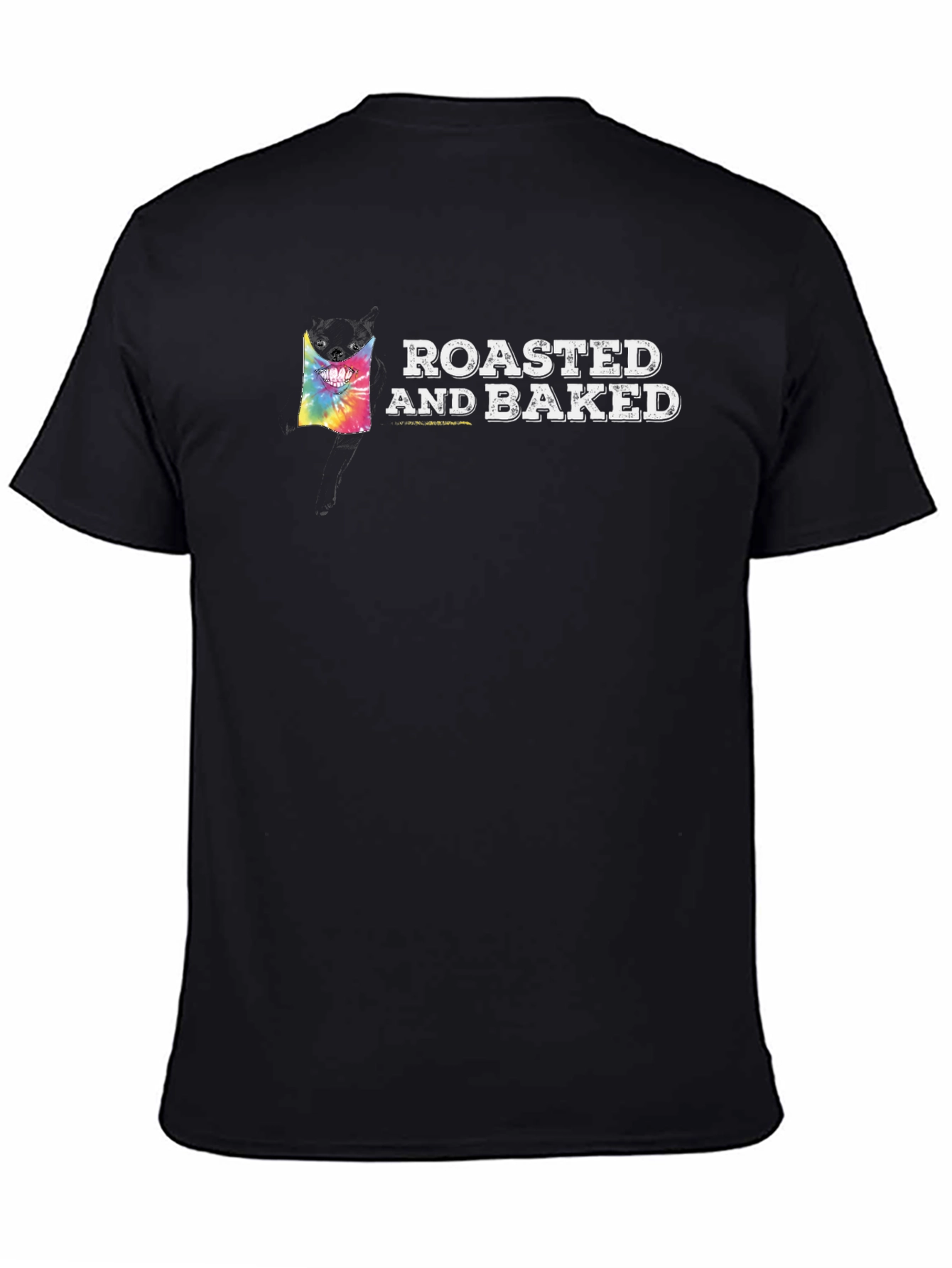 Roasted And Baked Graphic Tee - Black