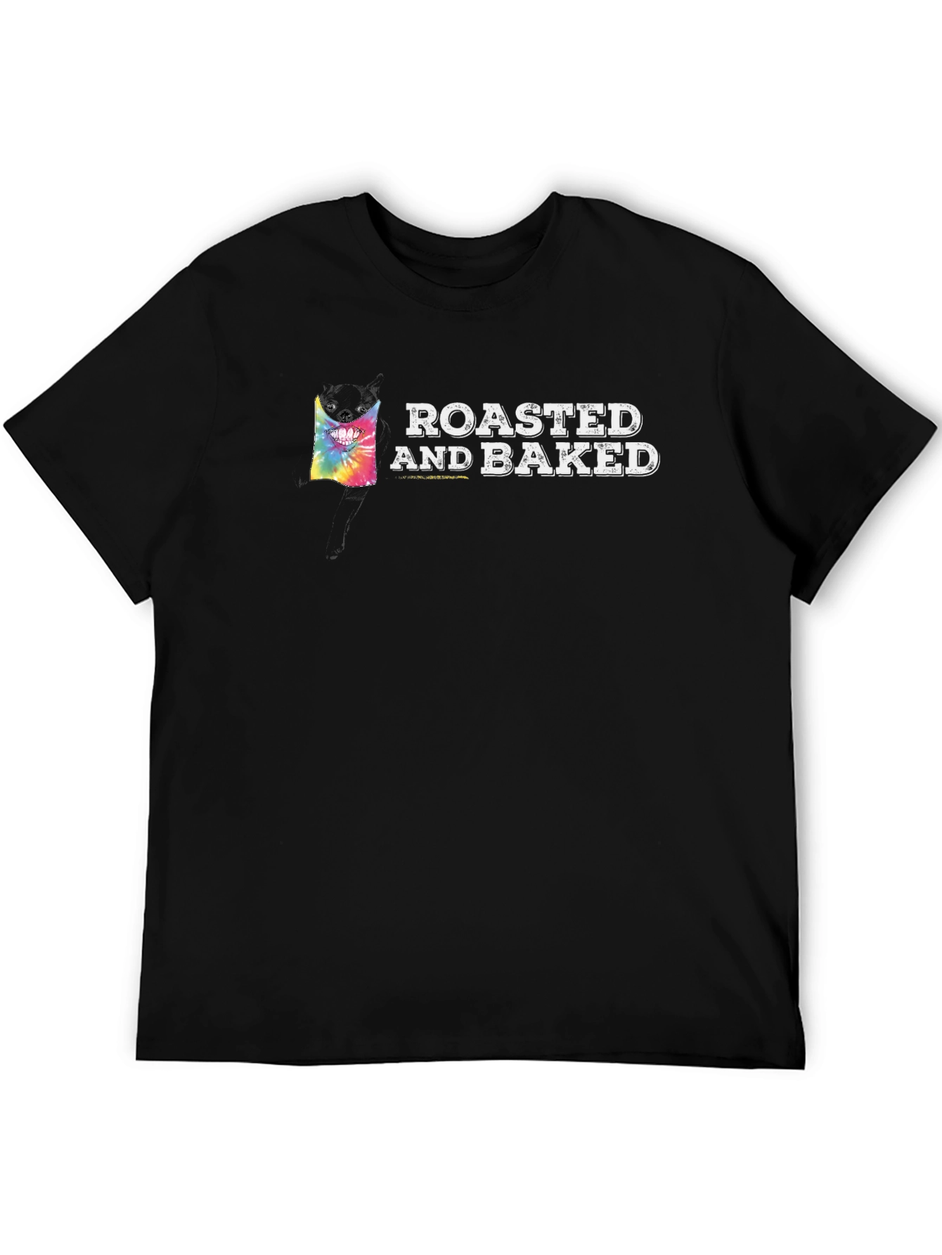 Roasted And Baked Graphic Tee - Black