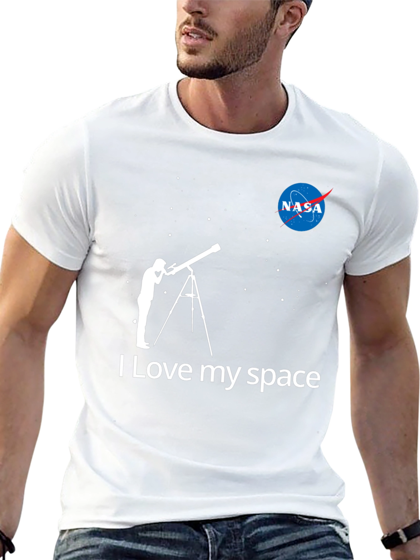 I Love My Space NASA Graphic Tee