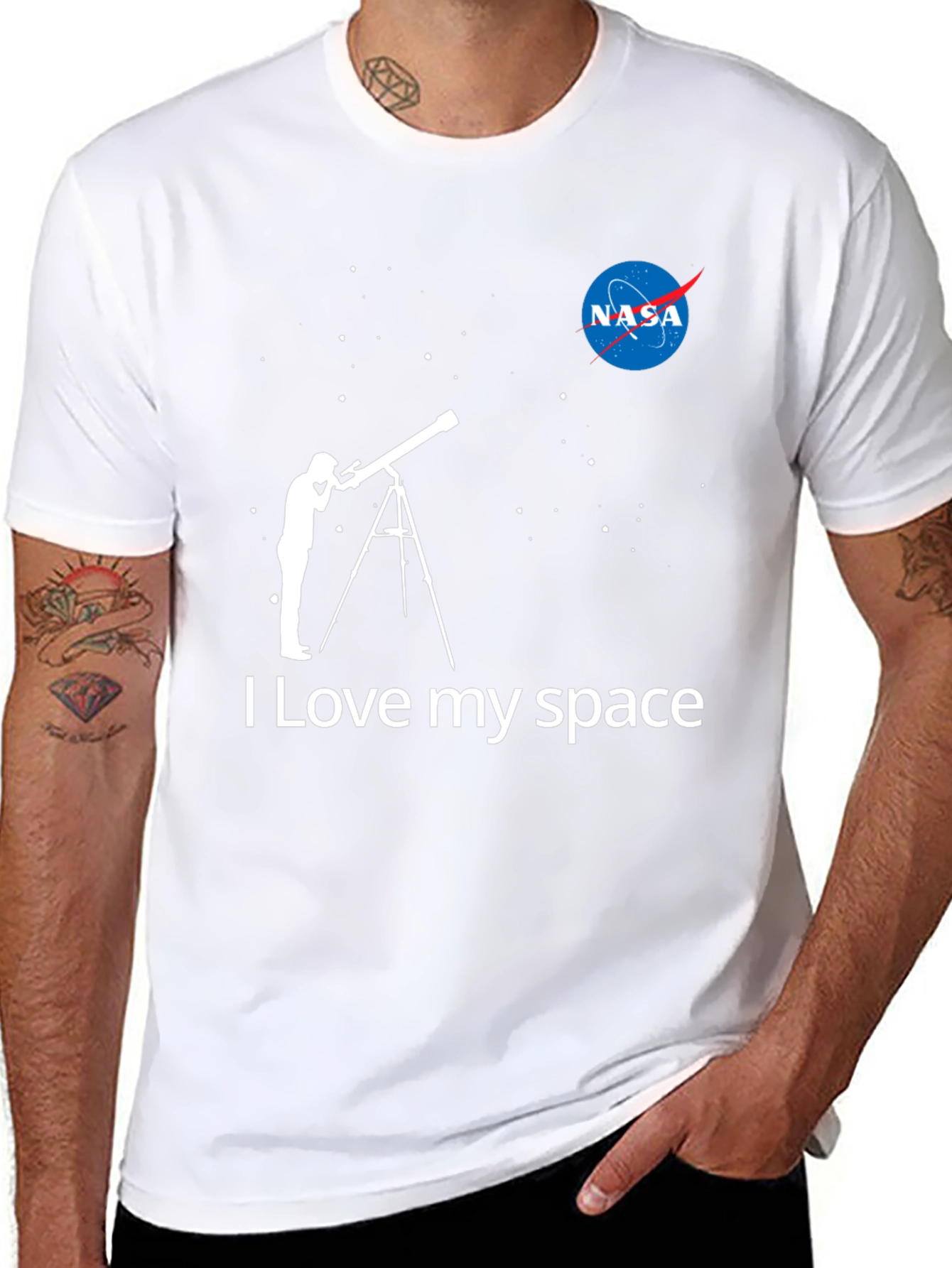 I Love My Space NASA Graphic Tee