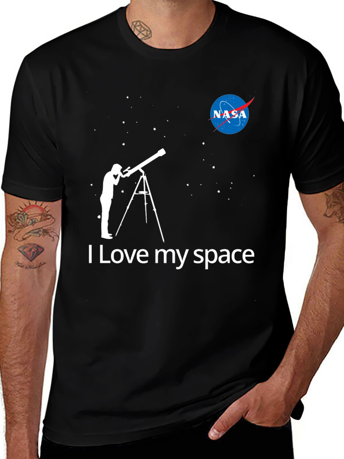 I Love My Space NASA Graphic Tee