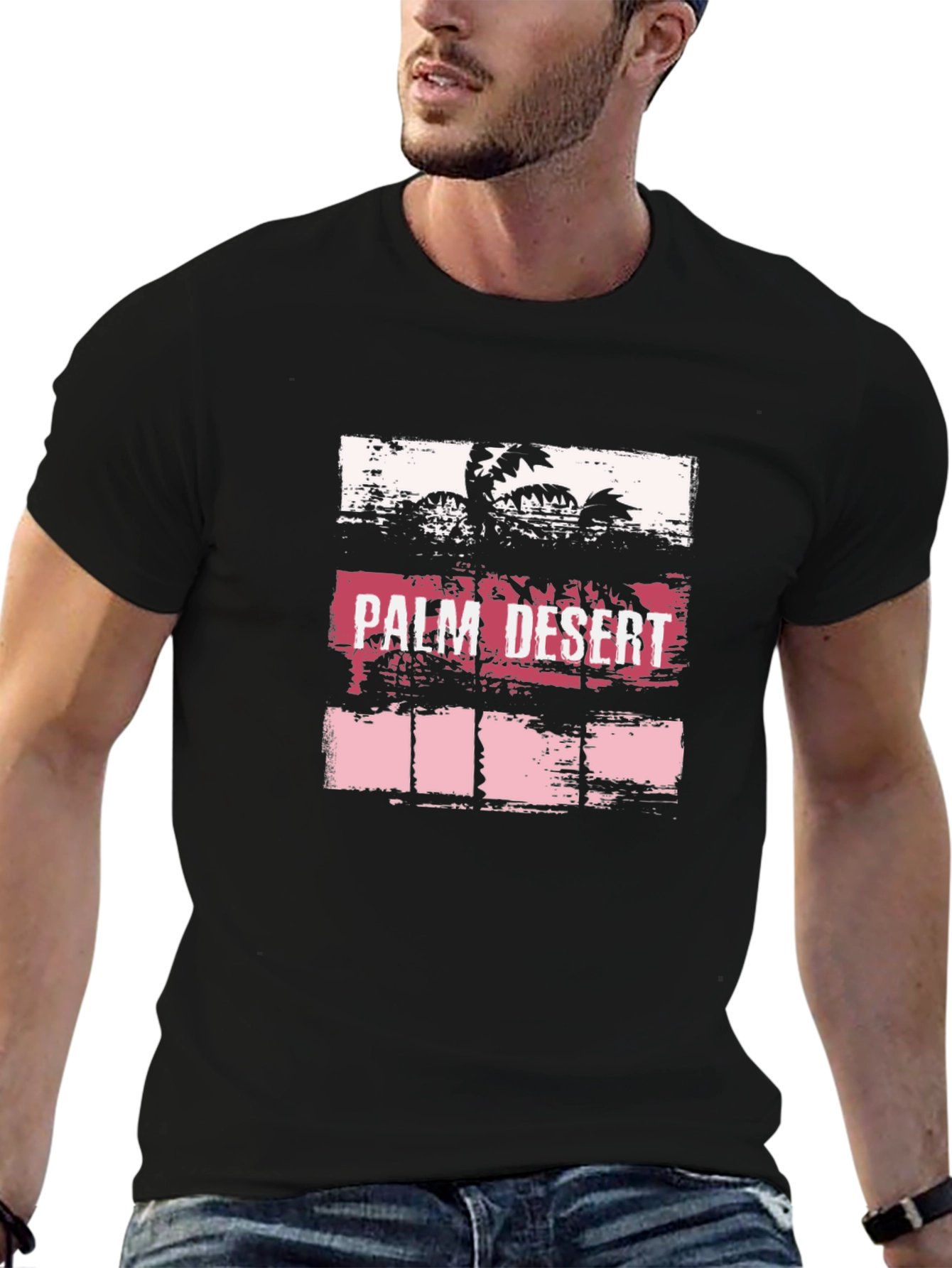 Palm Desert Graphic T-Shirt - Retro Style