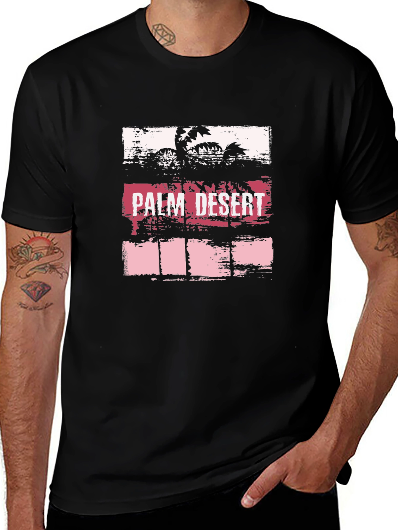 Palm Desert Graphic T-Shirt - Retro Style