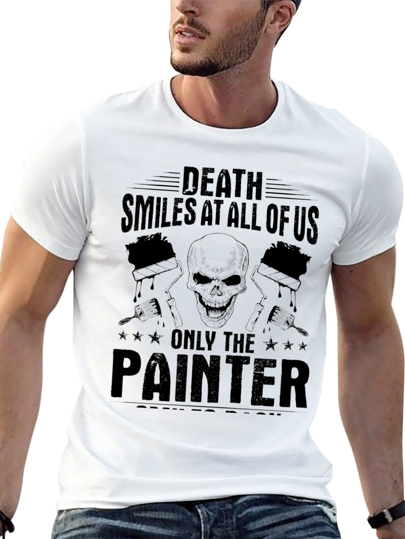 Death Smiles Painter Graphic Tee