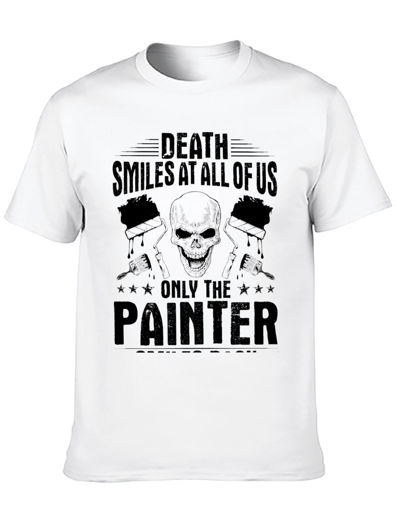 Death Smiles Painter Graphic Tee
