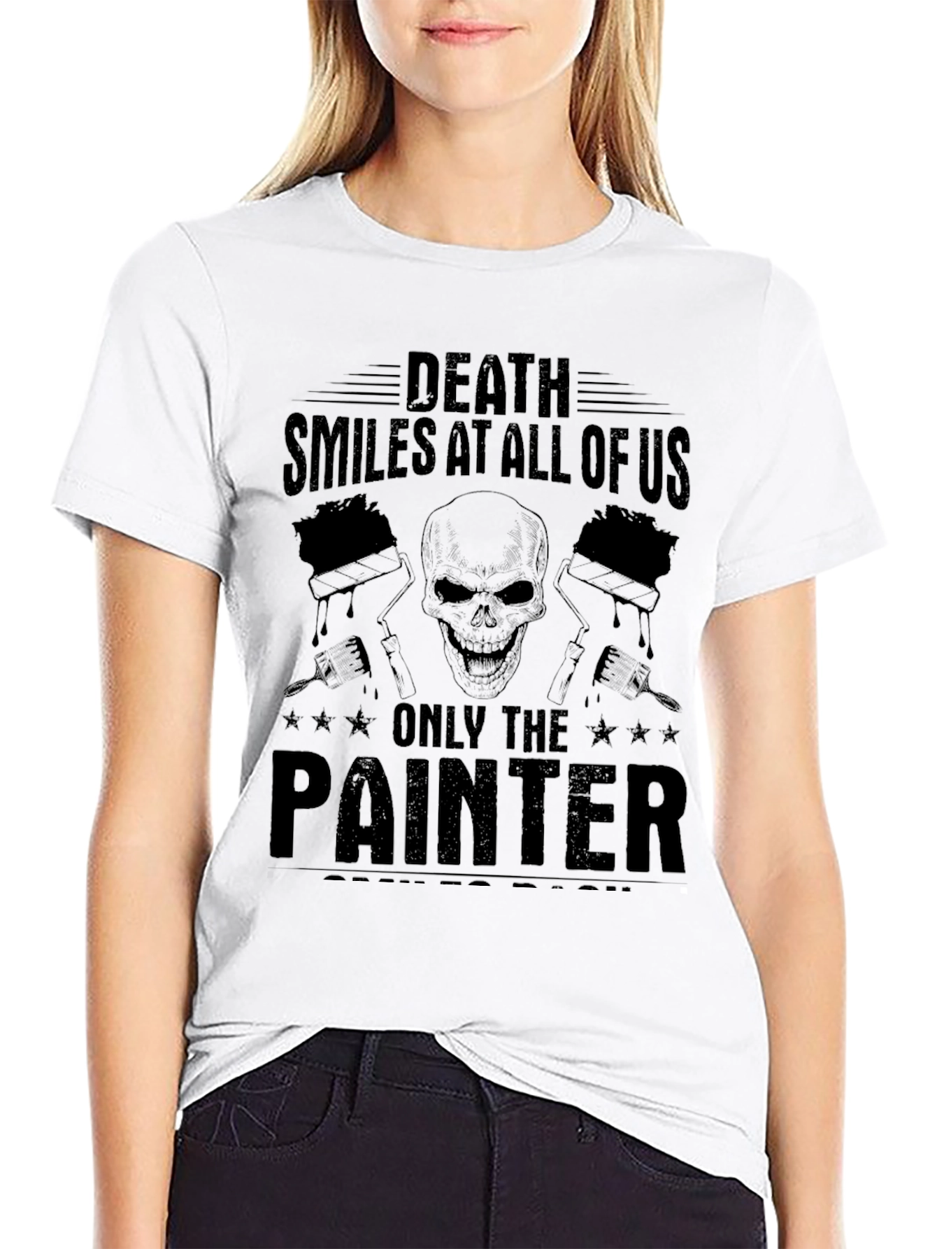 Death Smiles Painter Graphic Tee