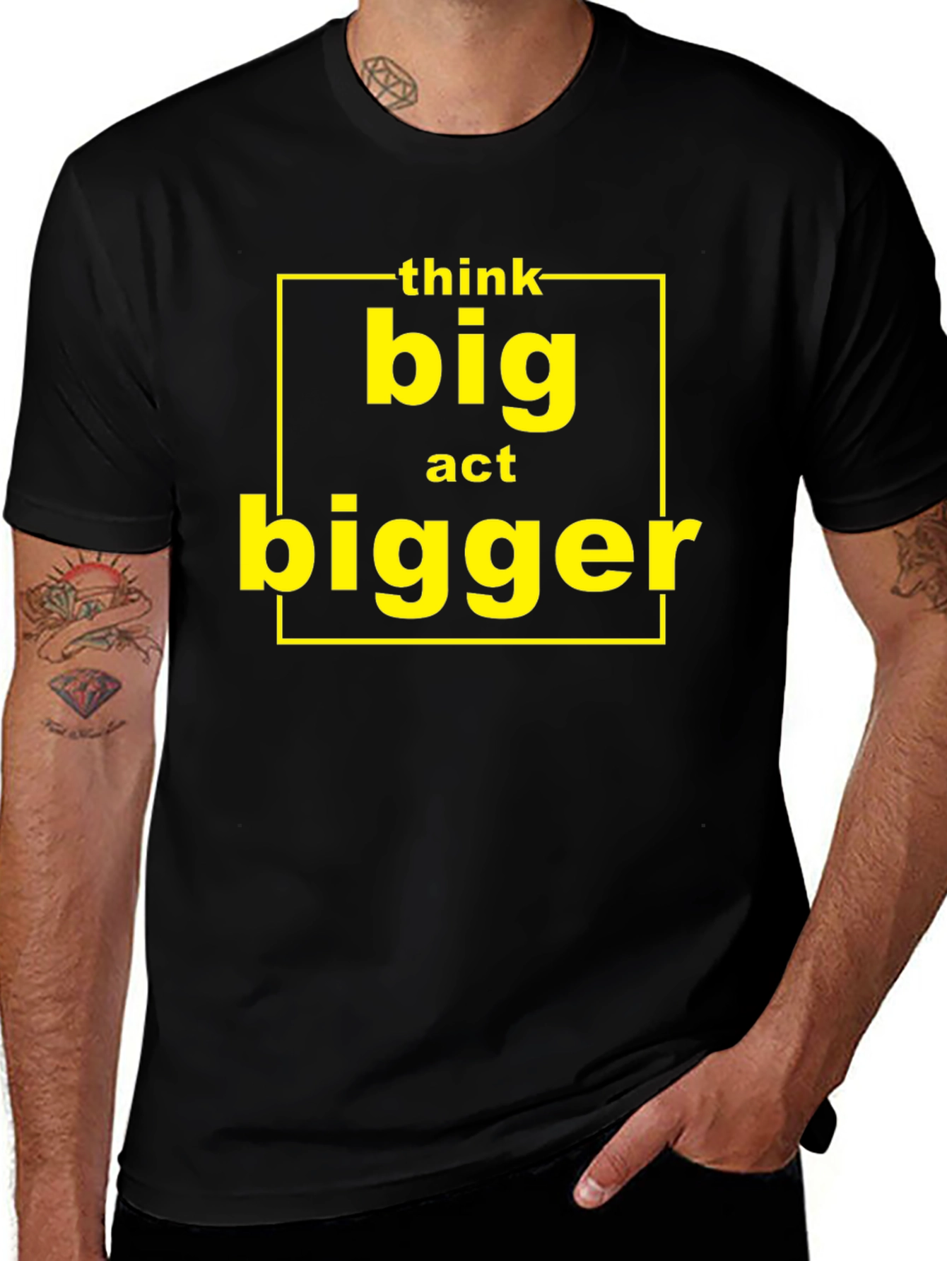 Think Big Act Bigger Graphic T-Shirt
