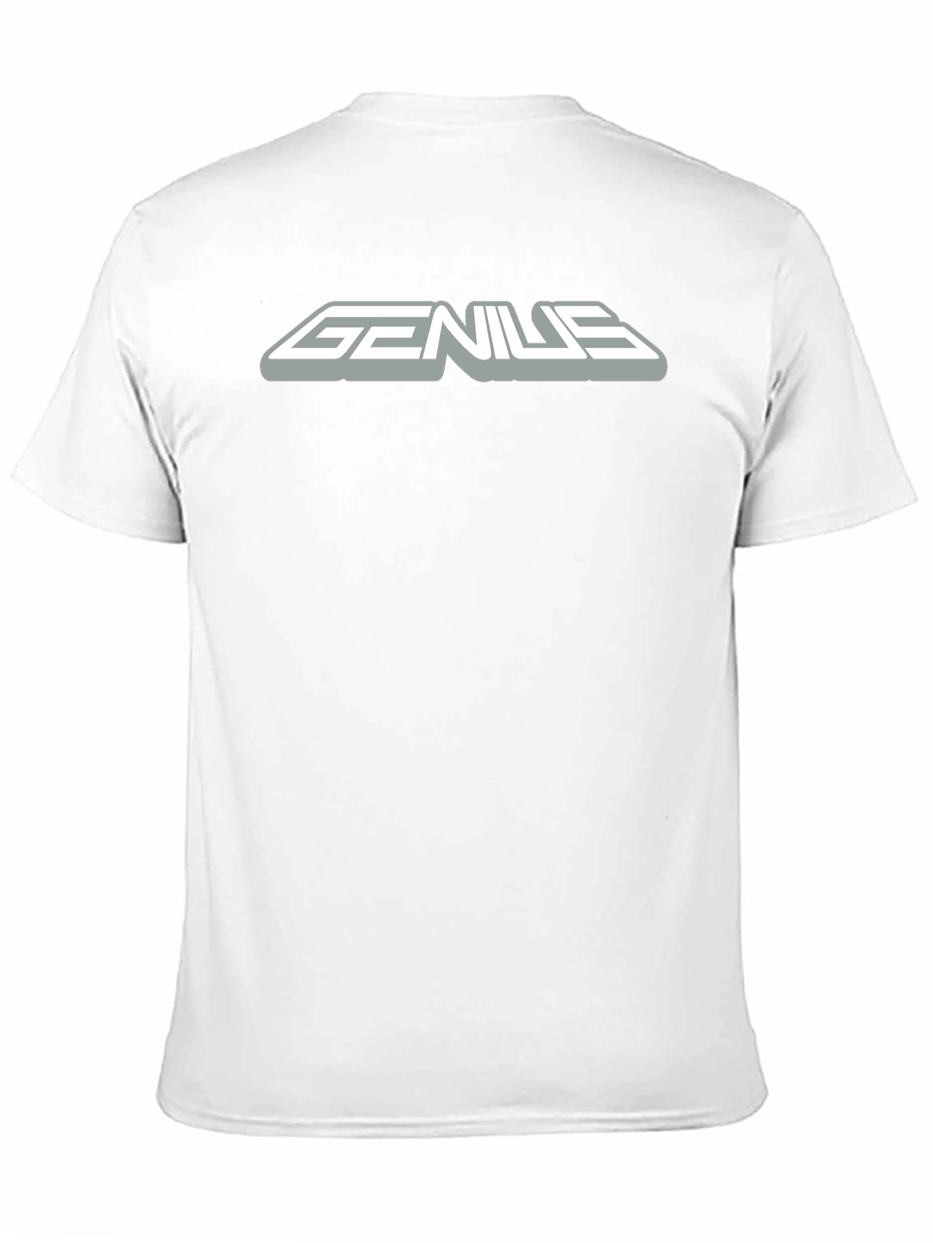 Genius Graphic Black T-Shirt for Men