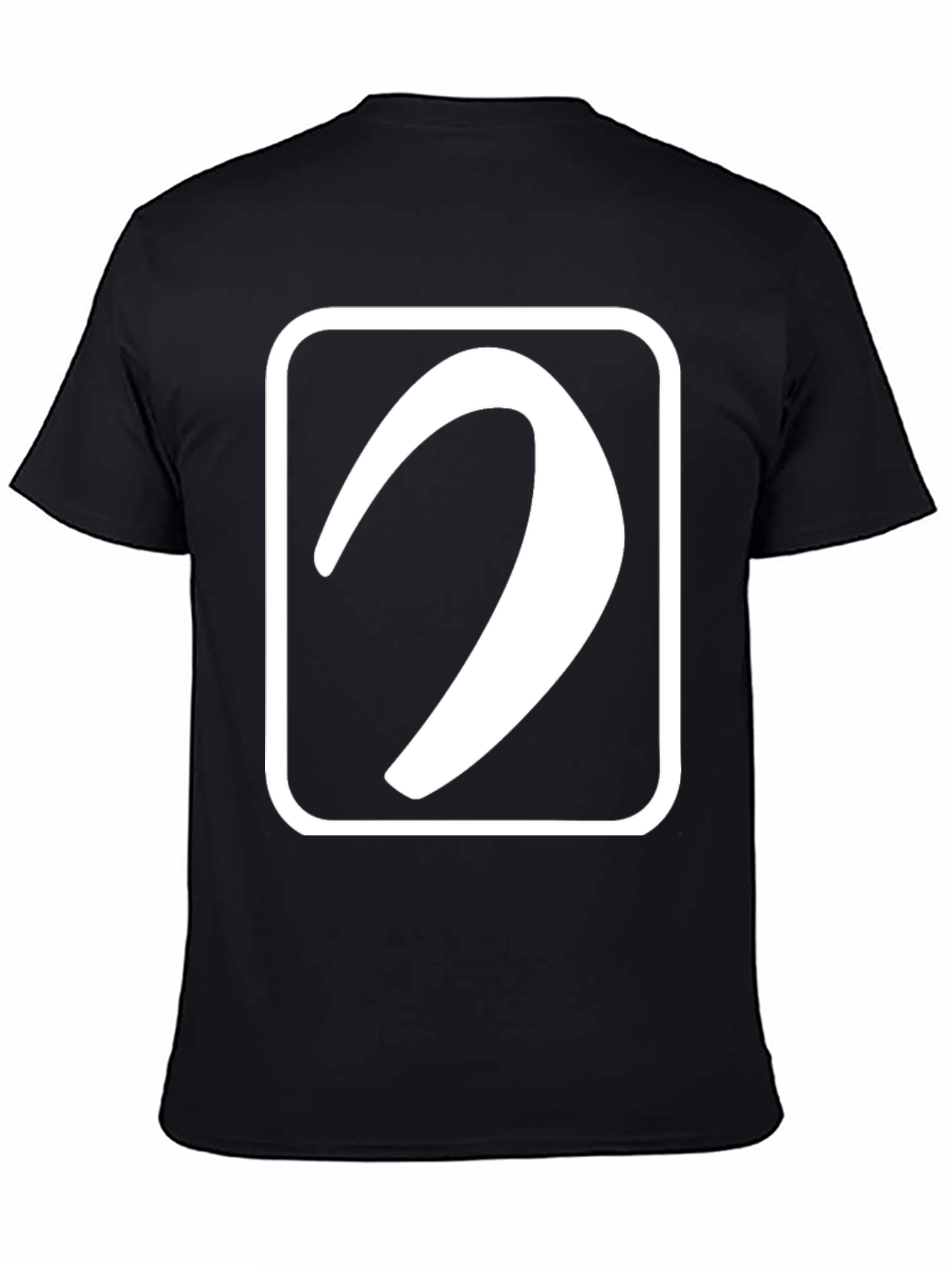 Abstract Logo Black T-Shirt
