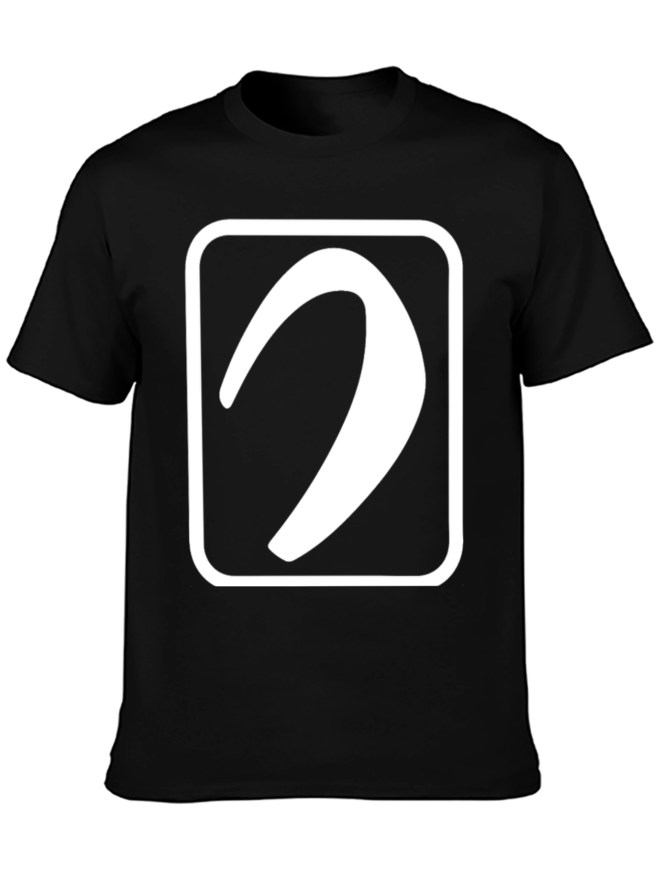 Abstract Logo Black T-Shirt