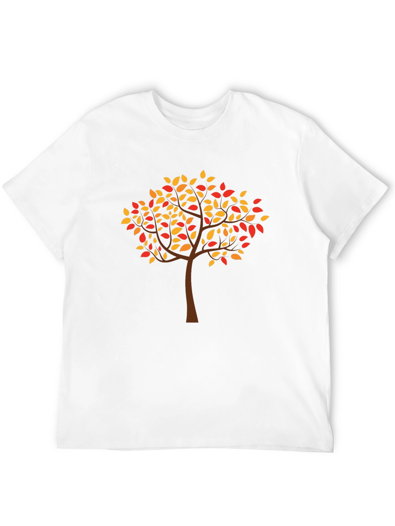 Fall Tree Graphic Tee - Stylish Autumn Design T-Shirt