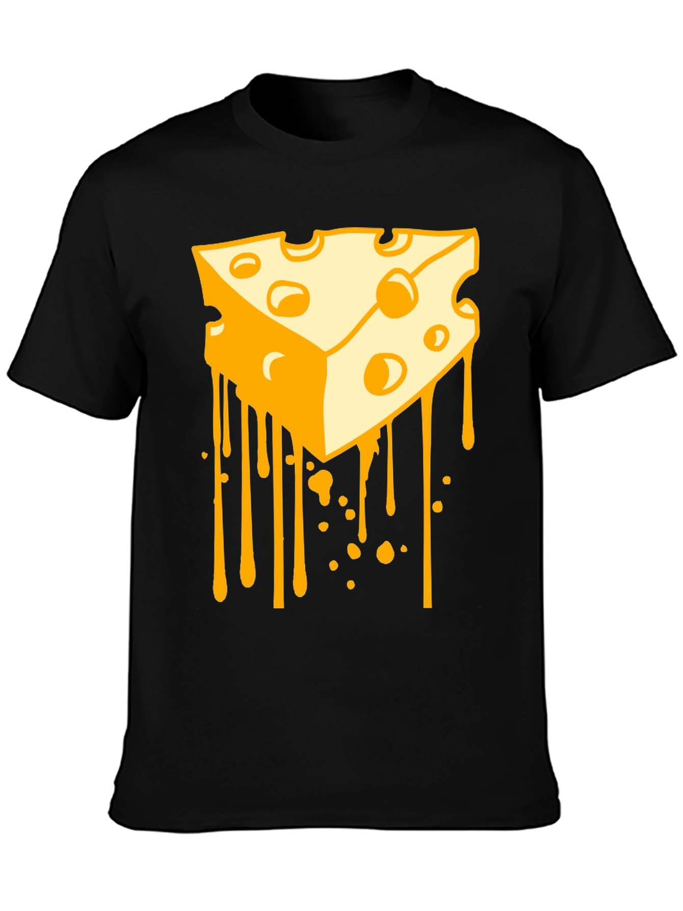 Cheese Drip Graphic Tee - Novelty Food T-Shirt