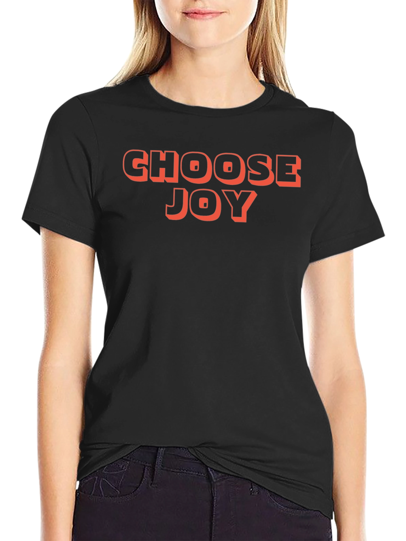 Choose Joy Graphic Tee - Stylish Comfort