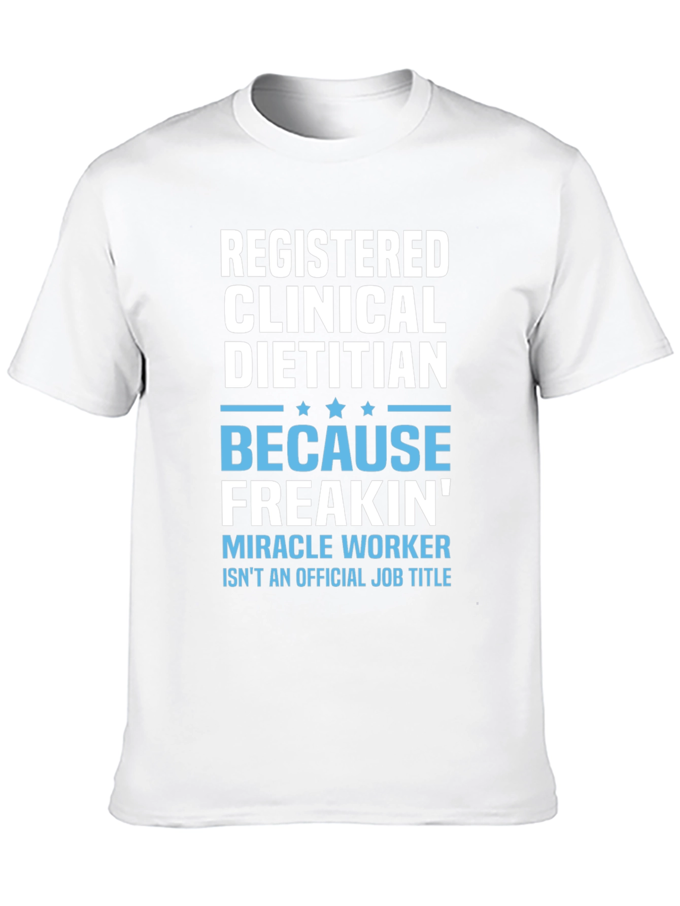 Registered Dietitian Funny Job Title Black T-Shirt