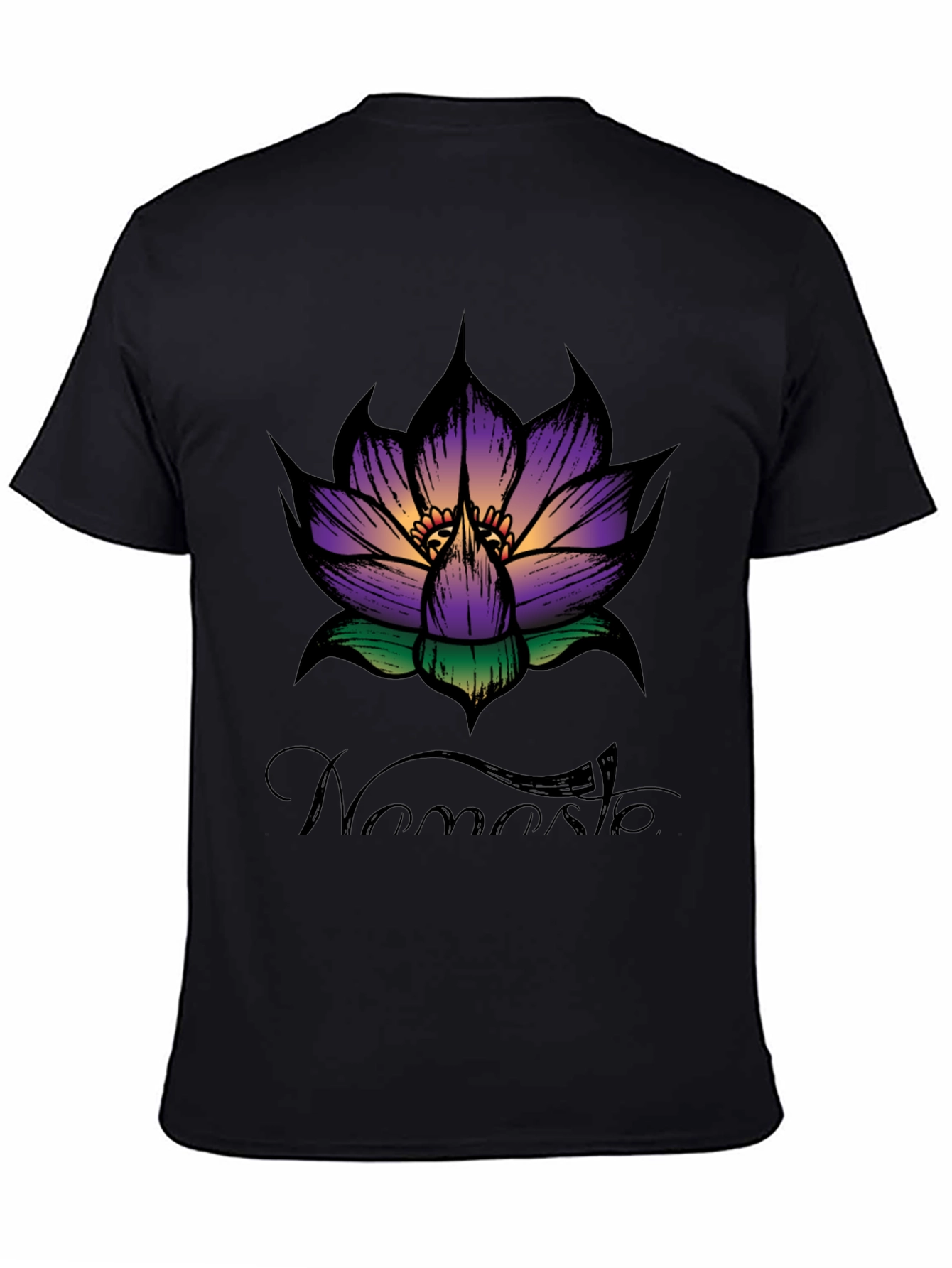 Lotus Namaste Graphic Tee - Relaxed Fit