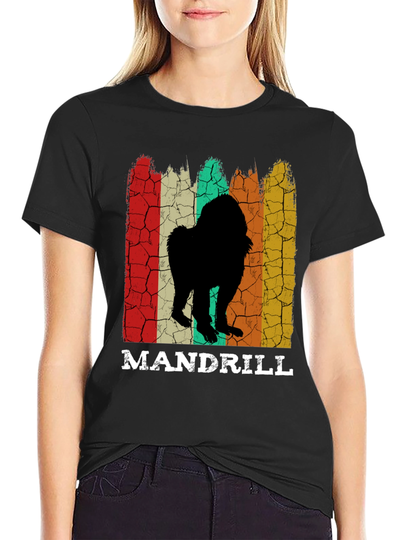 Retro Mandrill Monkey T-Shirt