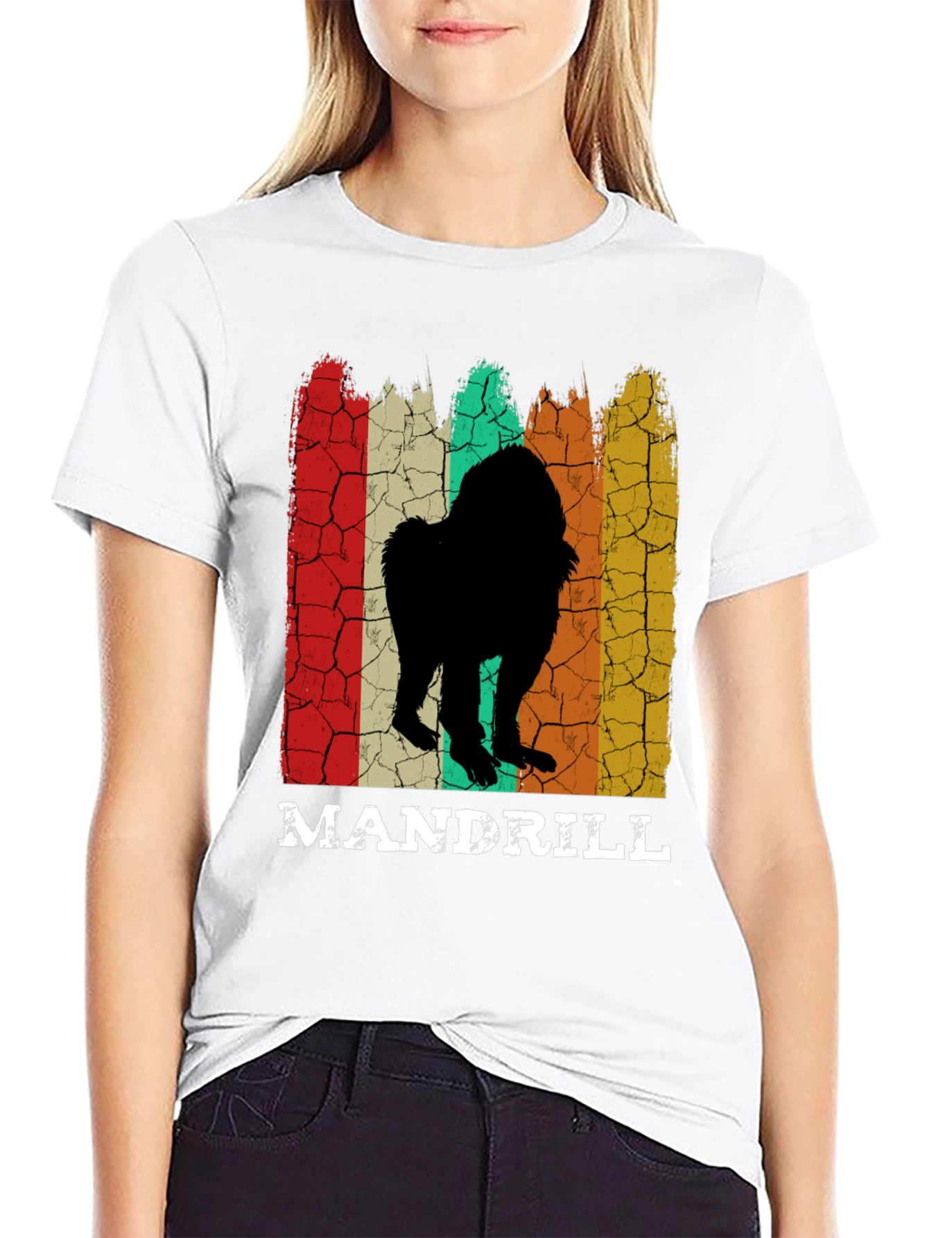 Retro Mandrill Monkey T-Shirt