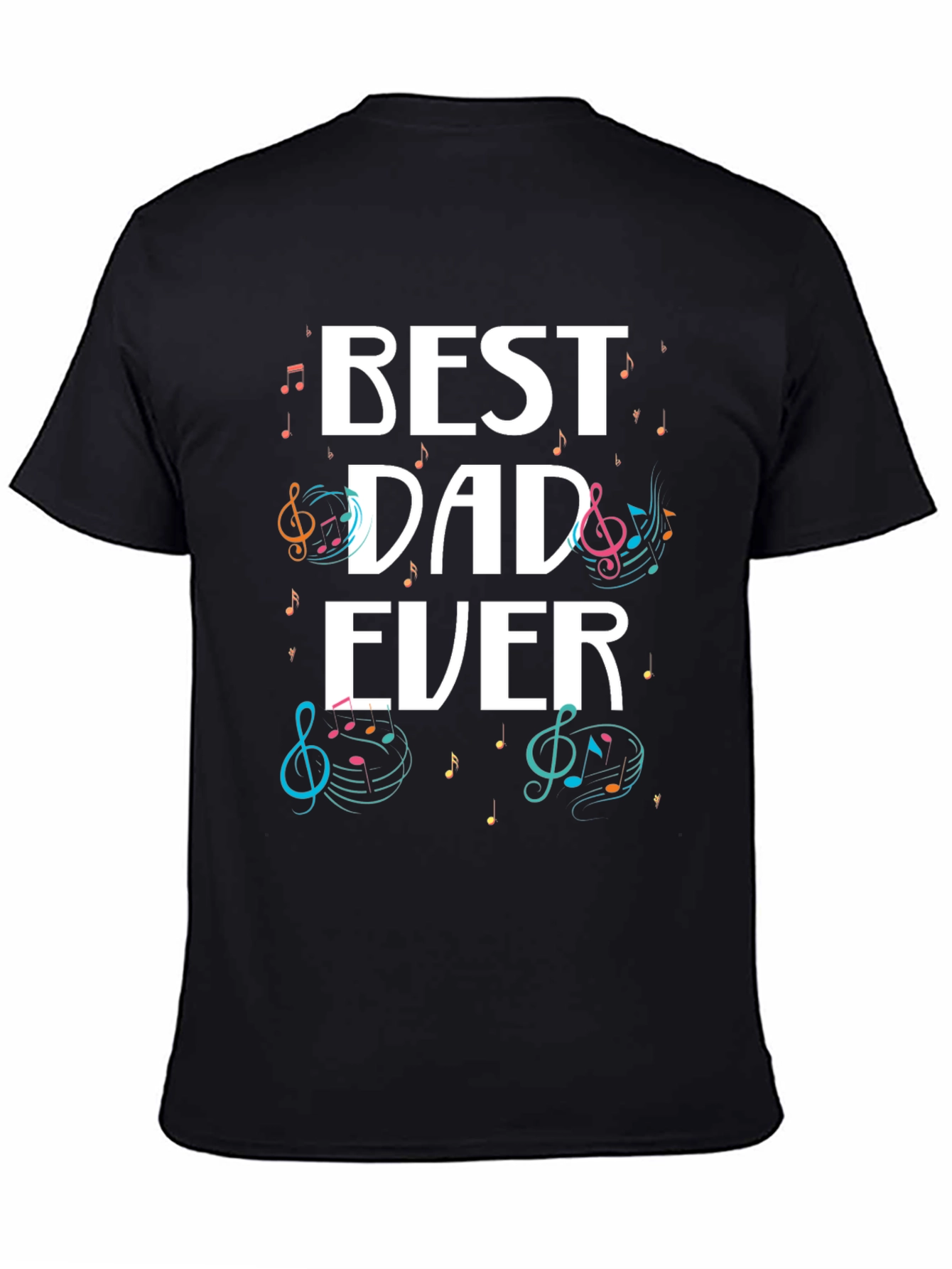 Best Dad Ever Music T-Shirt
