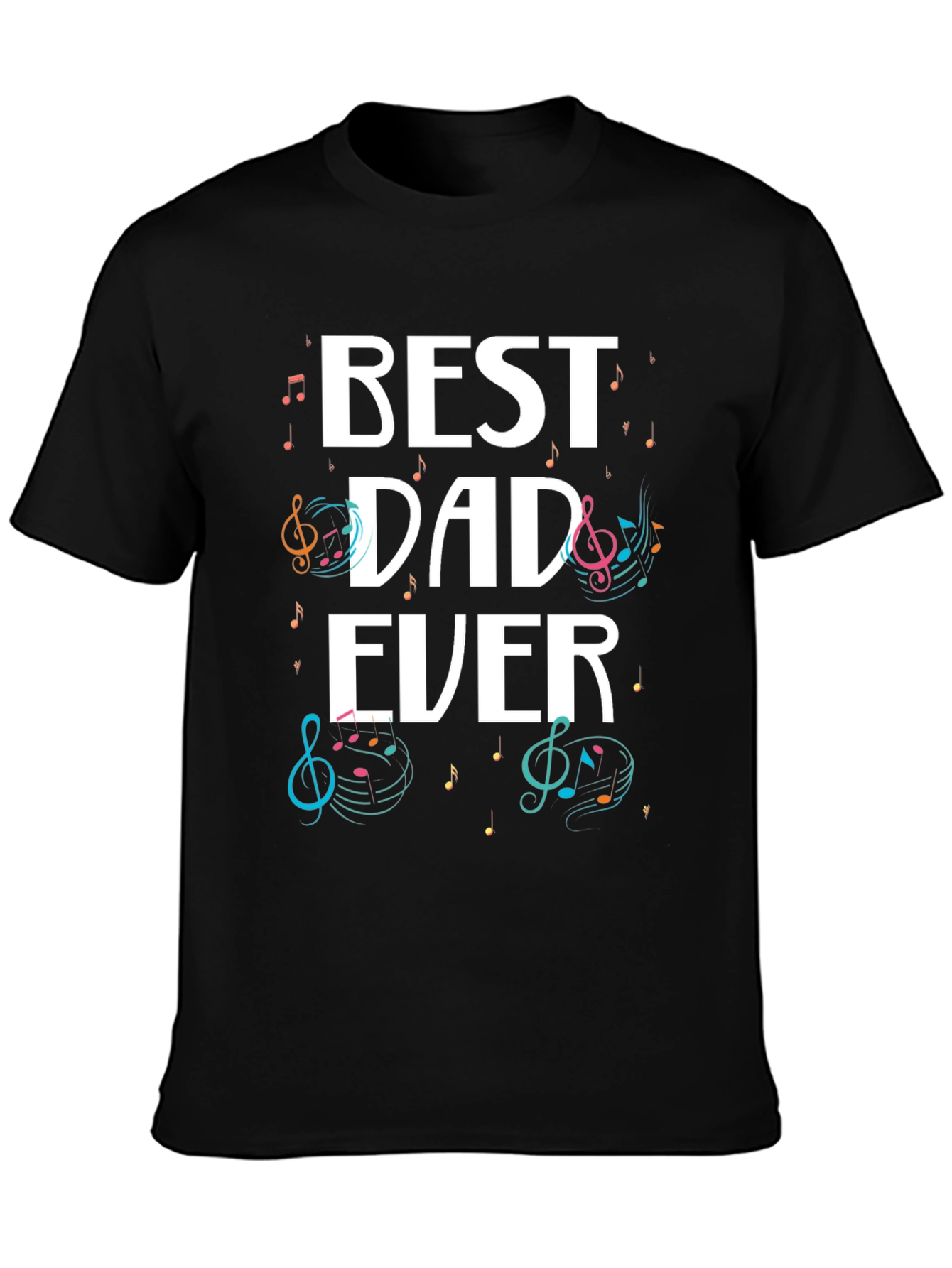 Best Dad Ever Music T-Shirt