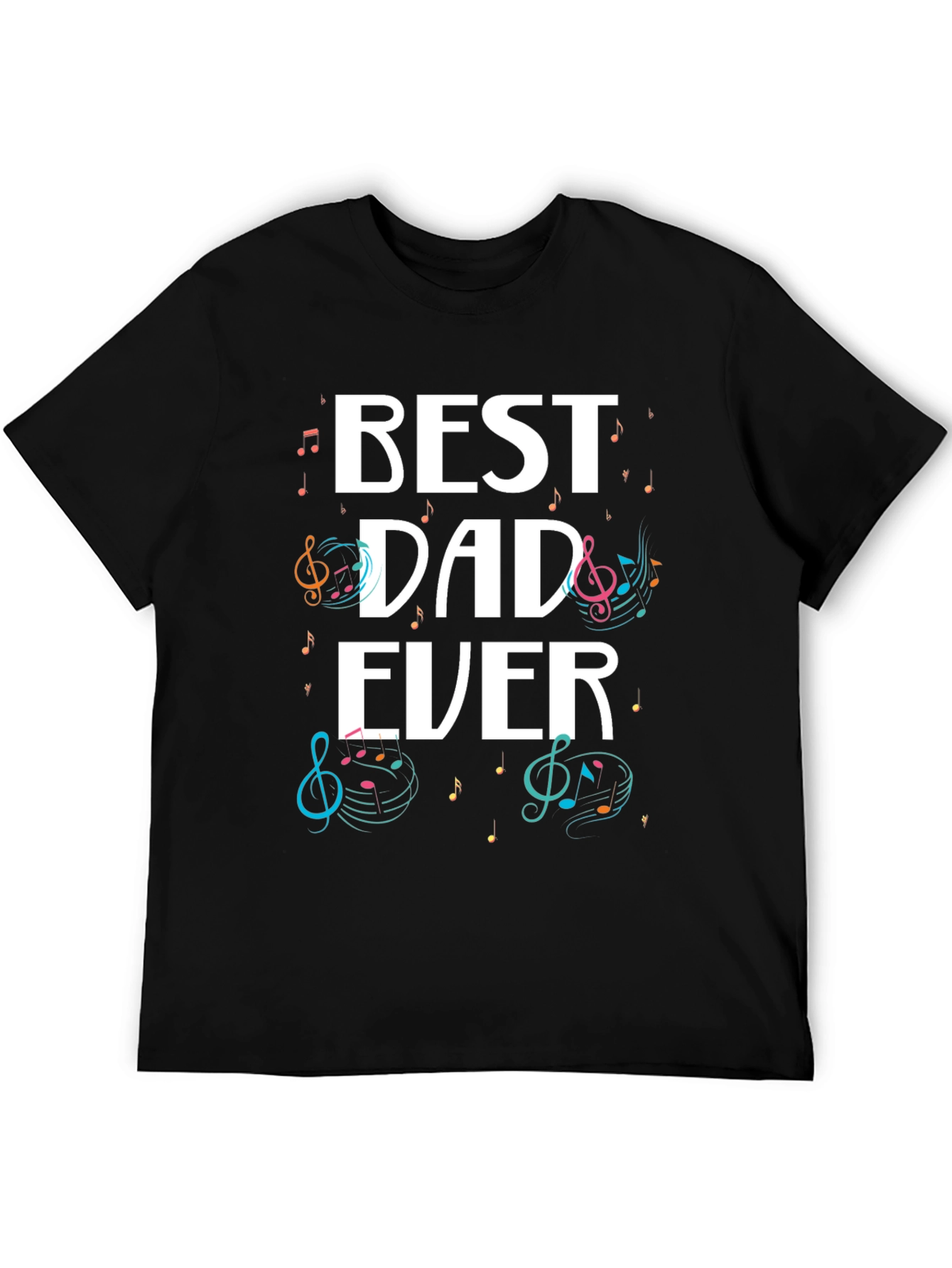 Best Dad Ever Music T-Shirt