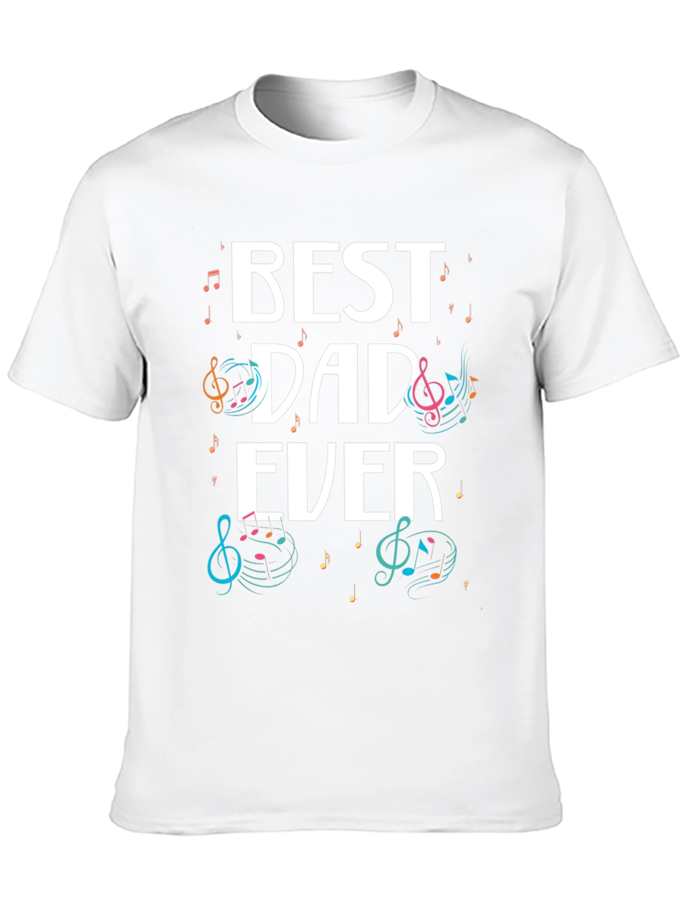 Best Dad Ever Music T-Shirt