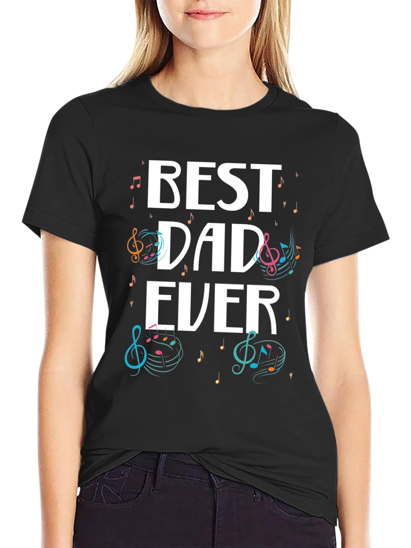 Best Dad Ever Music T-Shirt