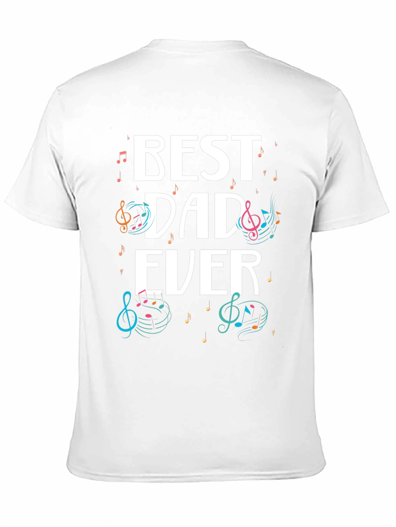Best Dad Ever Music T-Shirt